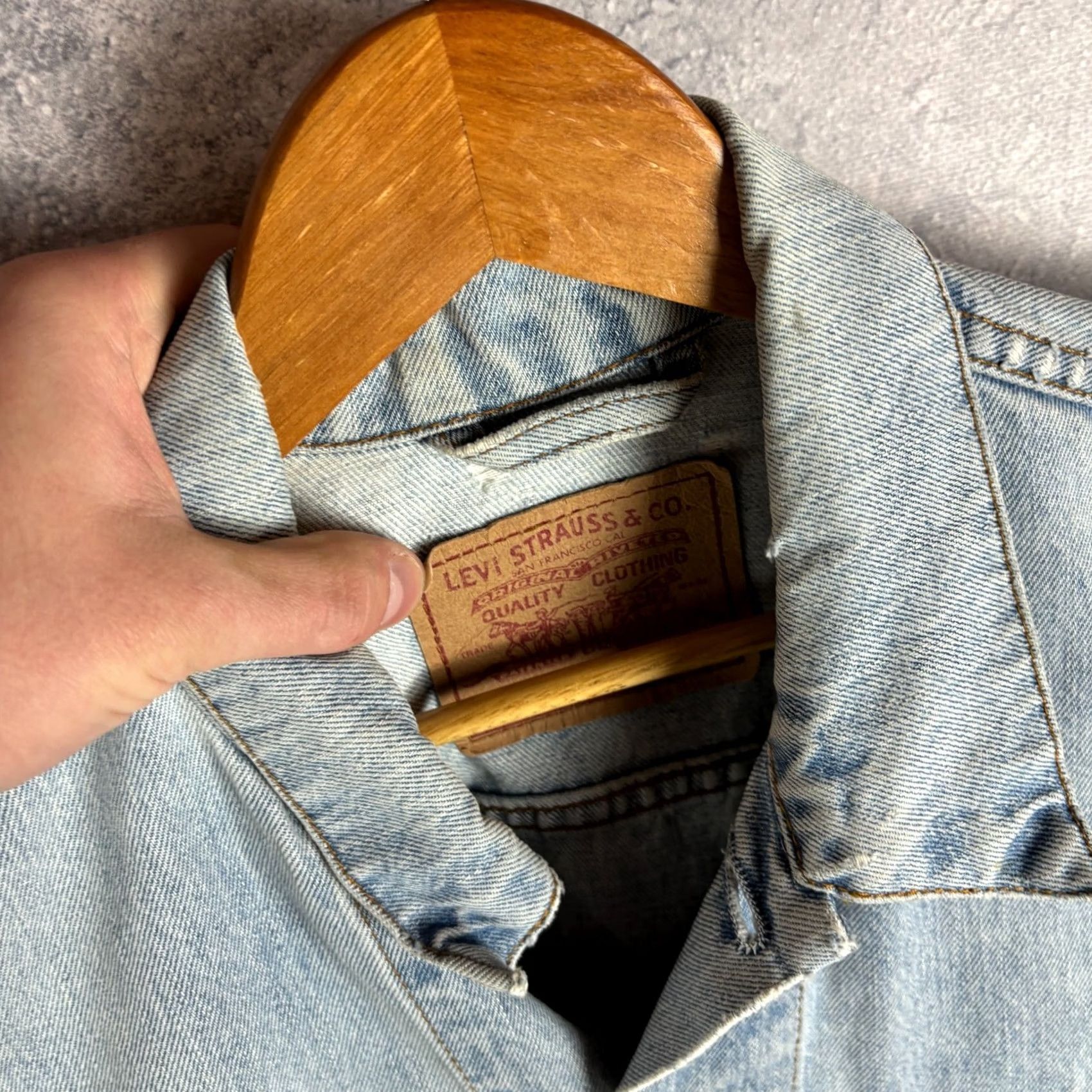 Levi's Levi's Denim Jacket Blue Cotton Size M Men Jacket Denim Blue M Size US M / EU 48-50 / 2 - 3 Thumbnail
