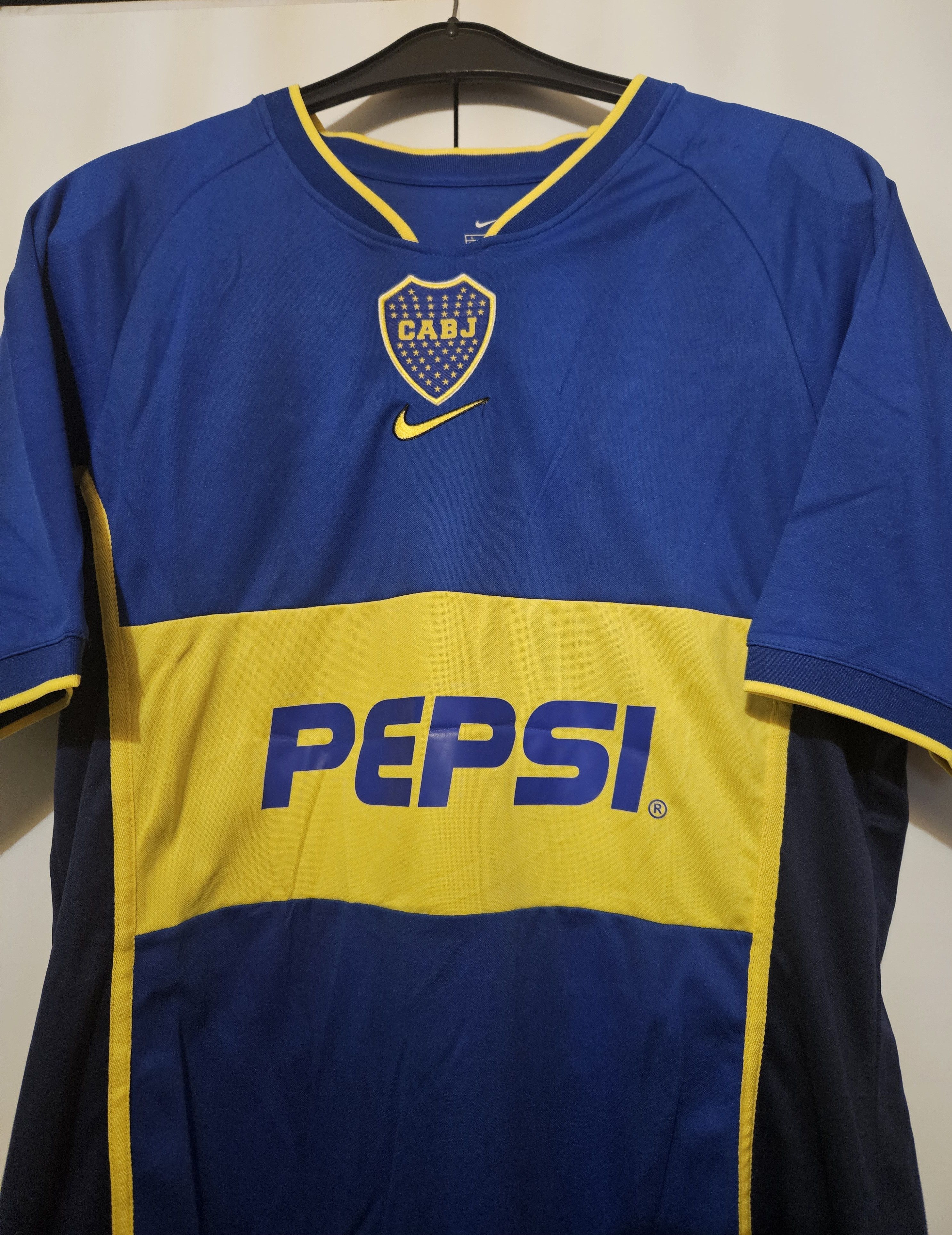 Other Tevez 9 Boca Juniors 2002/2003 Vintage Soccer Jersey trikot Size US L / EU 52-54 / 3 - 4 Thumbnail
