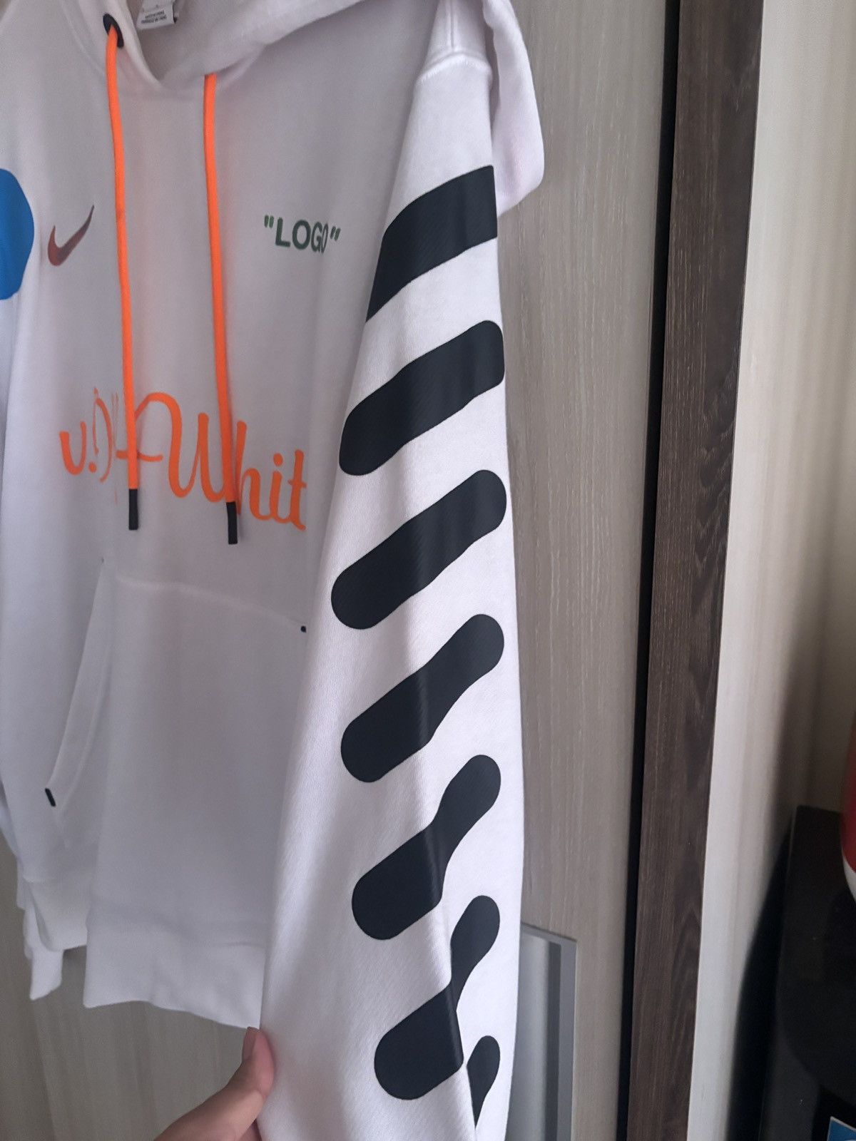Nike × Off-White Nike Off White Hoodie Size US L / EU 52-54 / 3 - 12 Thumbnail