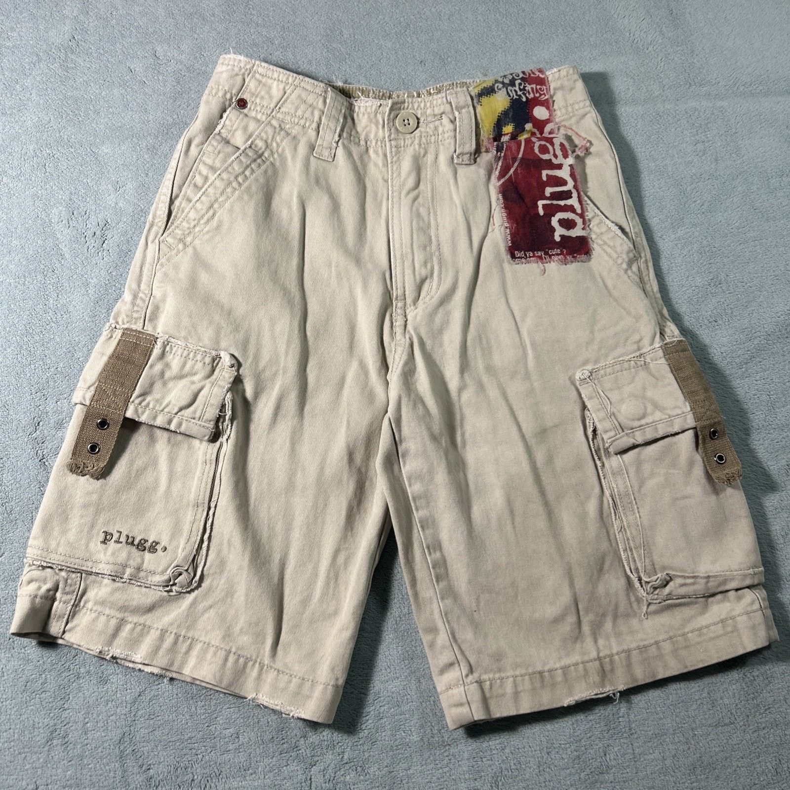 JNCO Cargo Shorts Boys 8 24x9 Child Utility Worker Skater Plugg Size 27" / US 4 / IT 40 - 1 Thumbnail