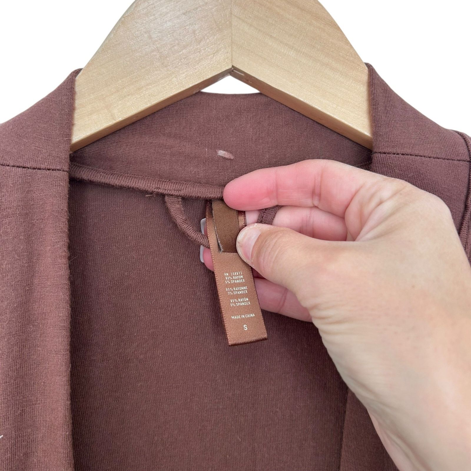 SKIMS Skims Brown Cardigan Sz S Size S / US 4 / IT 40 - 2 Thumbnail