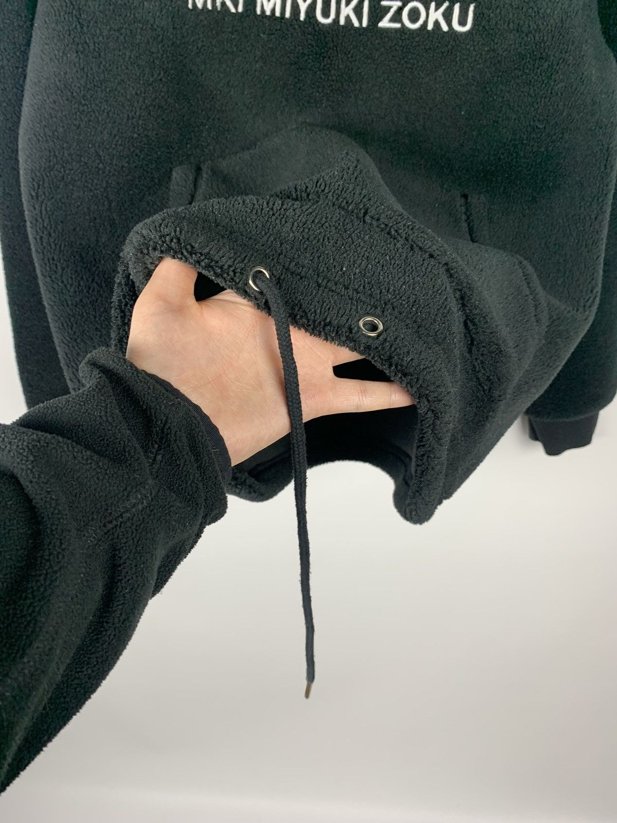 Mki Miyuki Zoku MKI-MIYUKI-ZOKU Fleece Hoodie Avant-Garde 1/3 Zip Size US M / EU 48-50 / 2 - 8 Thumbnail