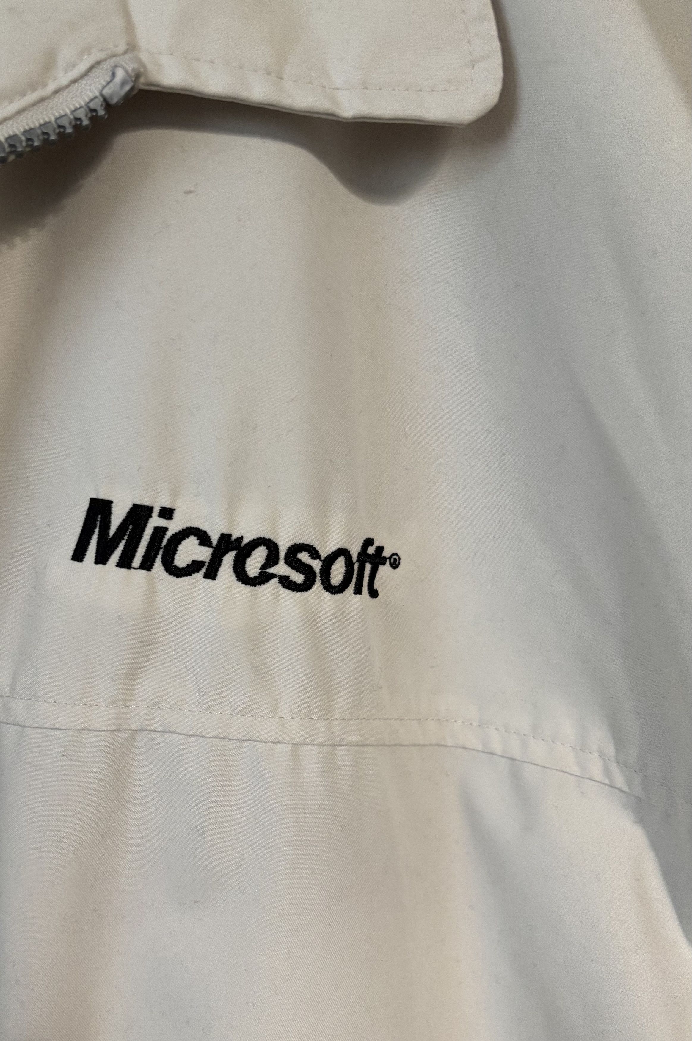 Microsoft Vintage 90s MICROSOFT Employee Windbreaker Jacket Size US XL / EU 56 / 4 - 1 Thumbnail