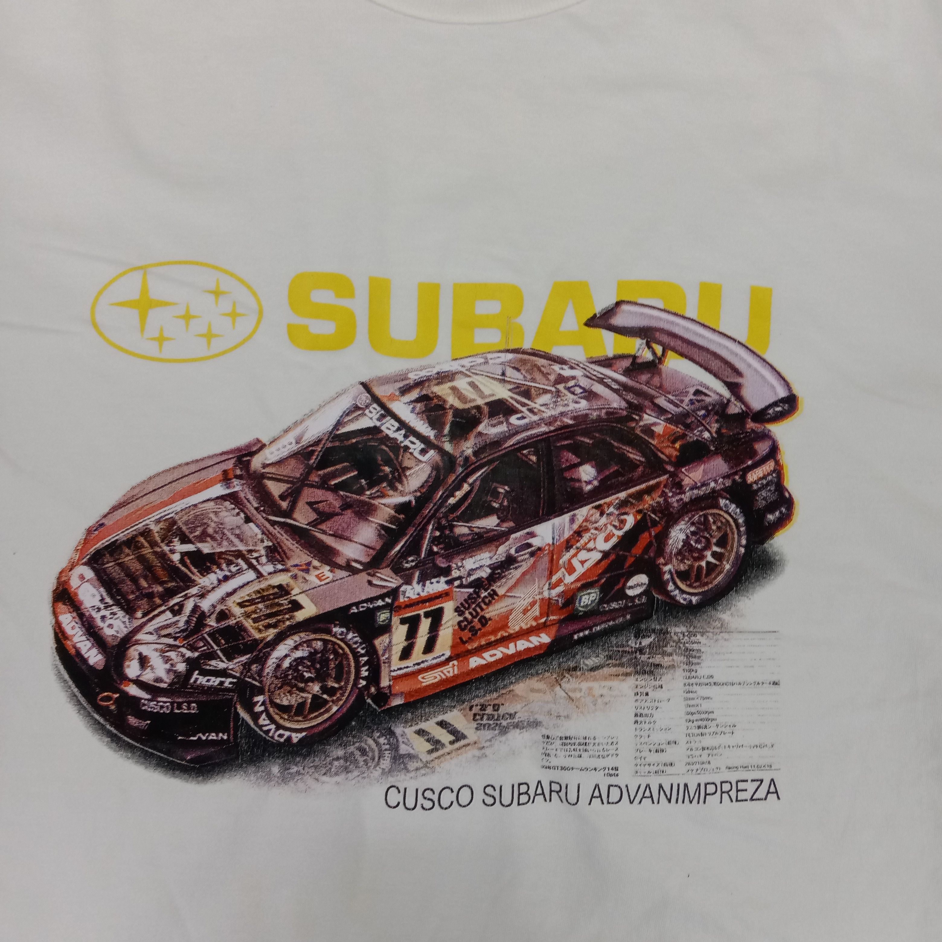 Japanese Brand × Vintage Subaru Impreza Rally Japanese Racing Team Tshirt Size US M / EU 48-50 / 2 - 2 Thumbnail