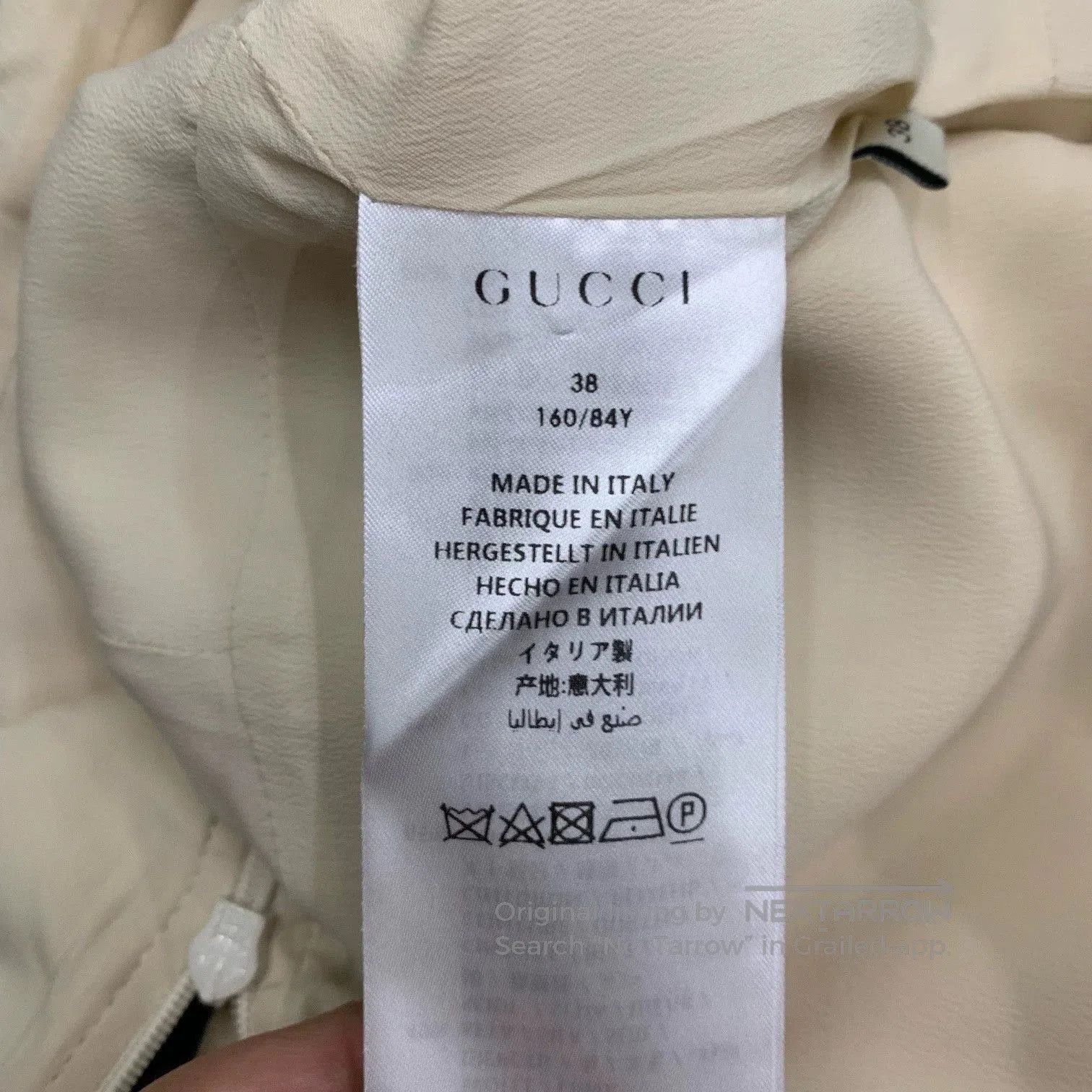 Gucci beige gucci dress with navy accents. Size M / US 6-8 / IT 42-44 - 7 Thumbnail