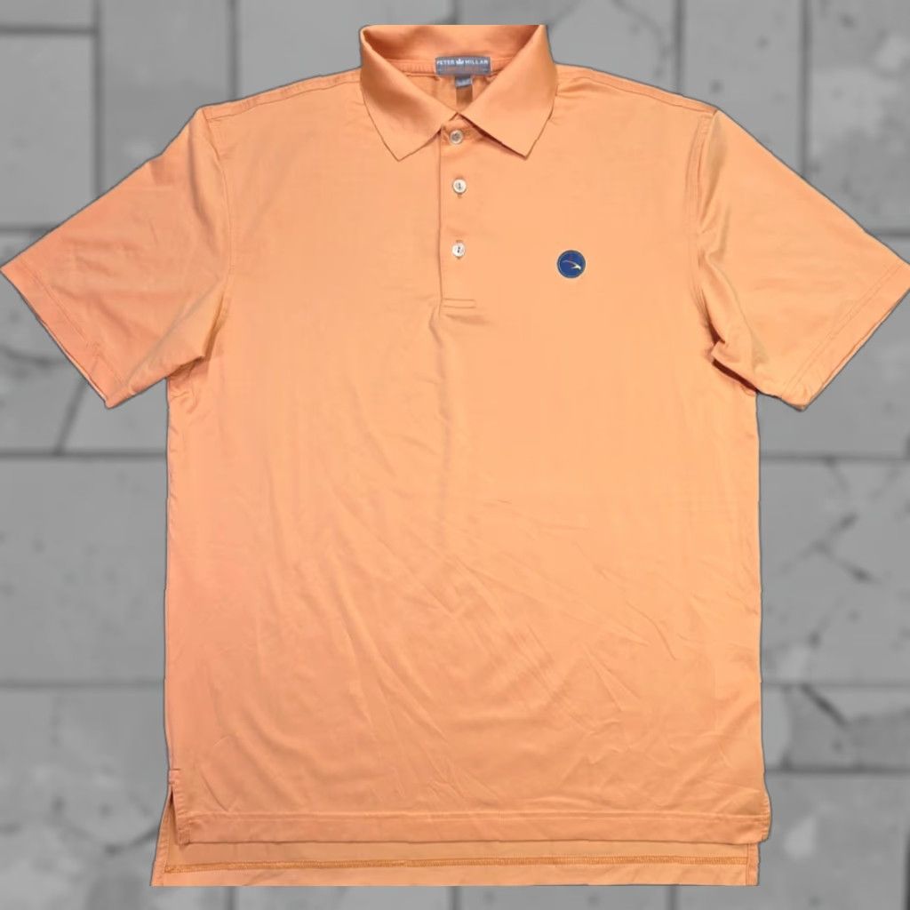 Peter Millar Peter Millar Summer Comfort Polo Eagle Point Orange Short Sleeve Polo Shirt Mens Size US M / EU 48-50 / 2 - 1 Thumbnail