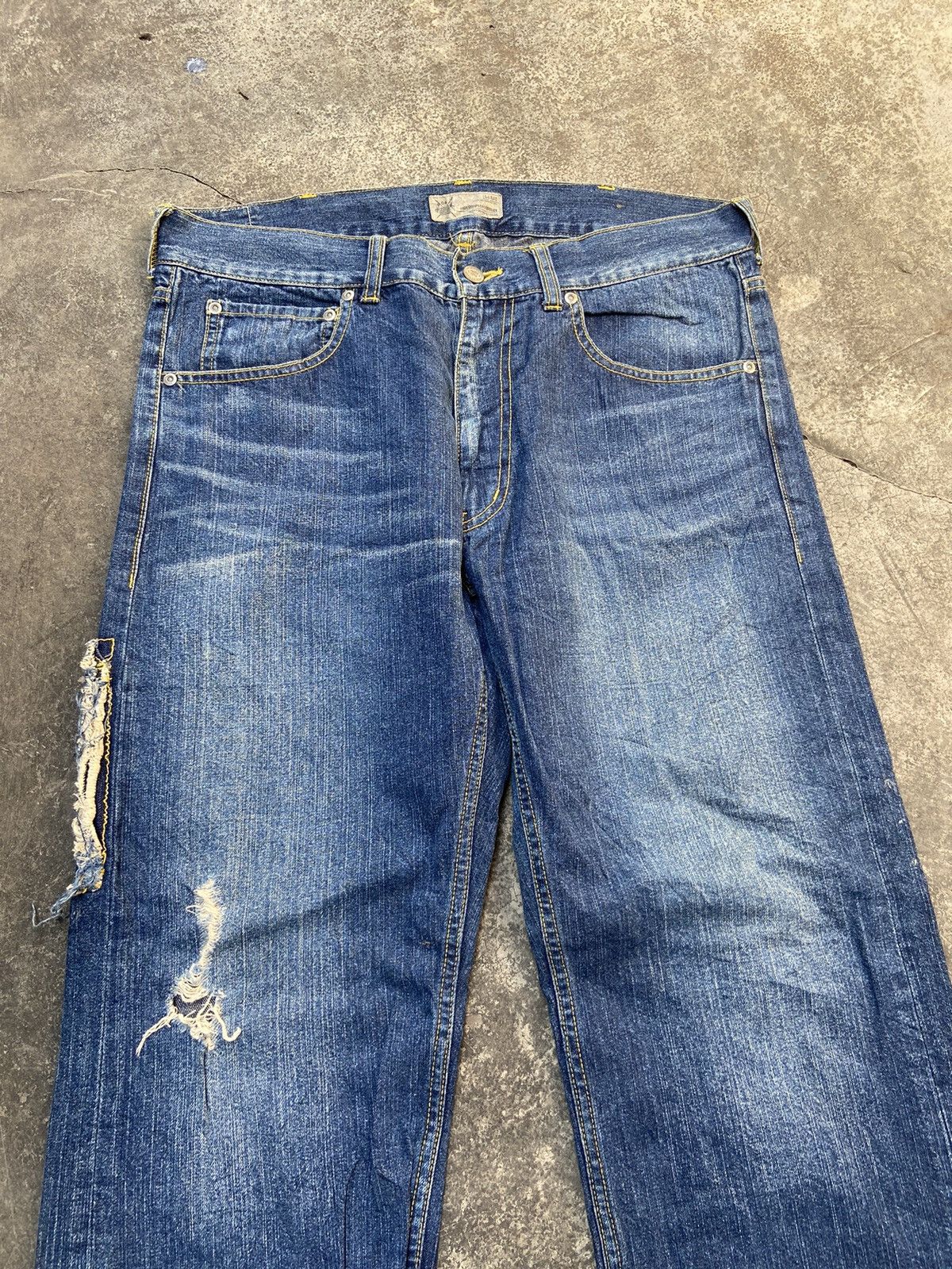 Japanese Brand Sideswipesymbolize by DBR Carpenter pants jeans Size US 35 - 3 Thumbnail