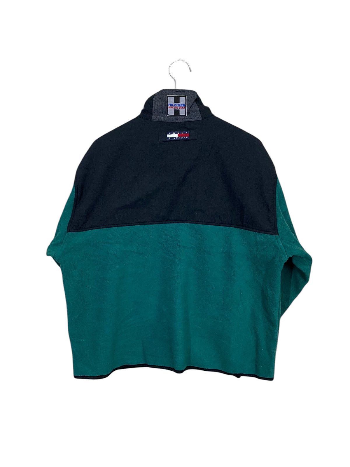 Tommy Hilfiger × Vintage Vintage 90s tommy hilfiger athletic gear fleece jacket Size US L / EU 52-54 / 3 - 5 Thumbnail