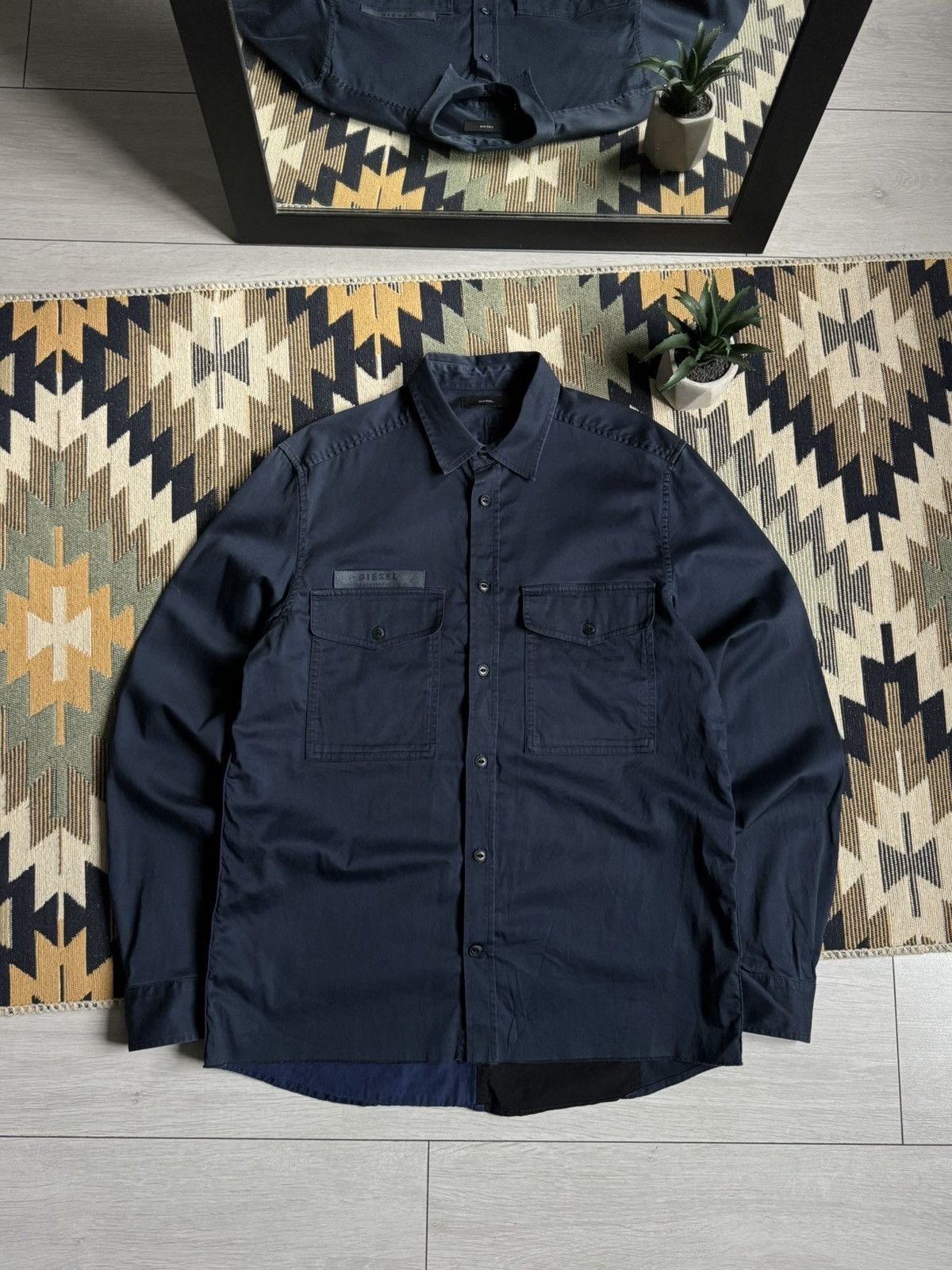 Diesel Diesel Avantgarde Y2K Button Up Shirt Size US L / EU 52-54 / 3 - 2 Thumbnail