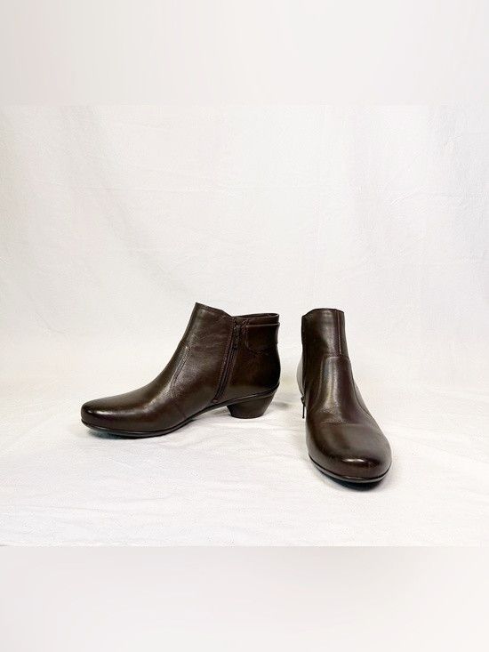 Naturalizer Naturalizer Womens Haley Brown Genuine Leather Ankle Boots Size US 9 / IT 39 - 2 Thumbnail