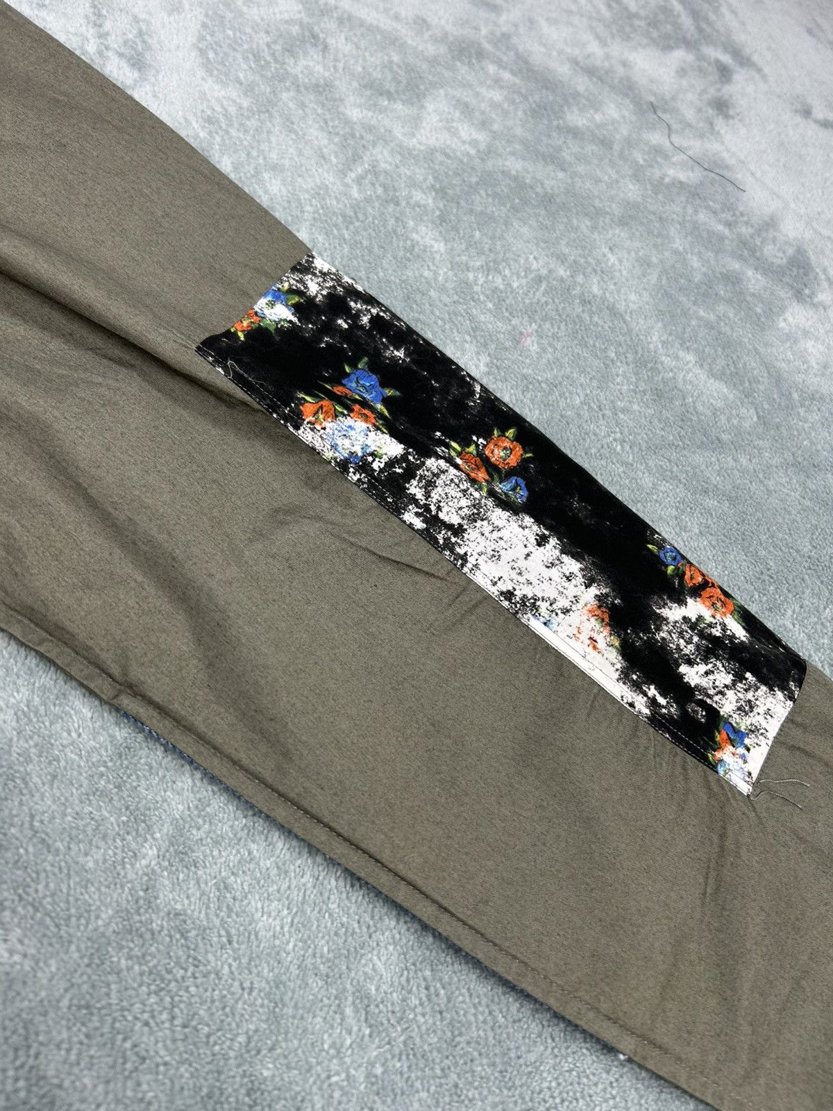 Alexander McQueen Alexander Mcqueen Patchwork Button Shirt Size US L / EU 52-54 / 3 - 8 Thumbnail