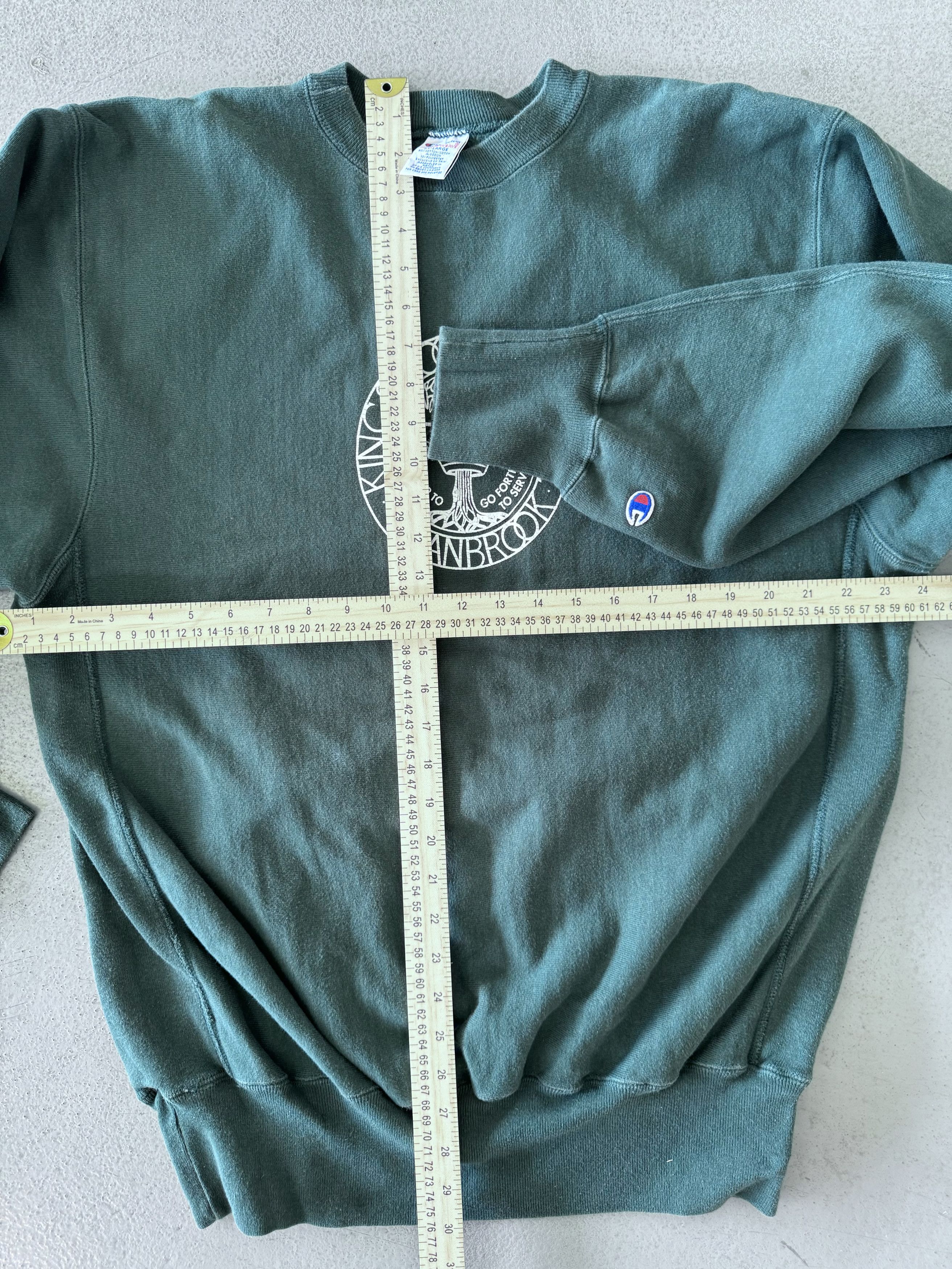 Champion Rare Vintage CHAMPION Reverse Weave Kingswood School Size US XXL / EU 58 / 5 - 3 Thumbnail
