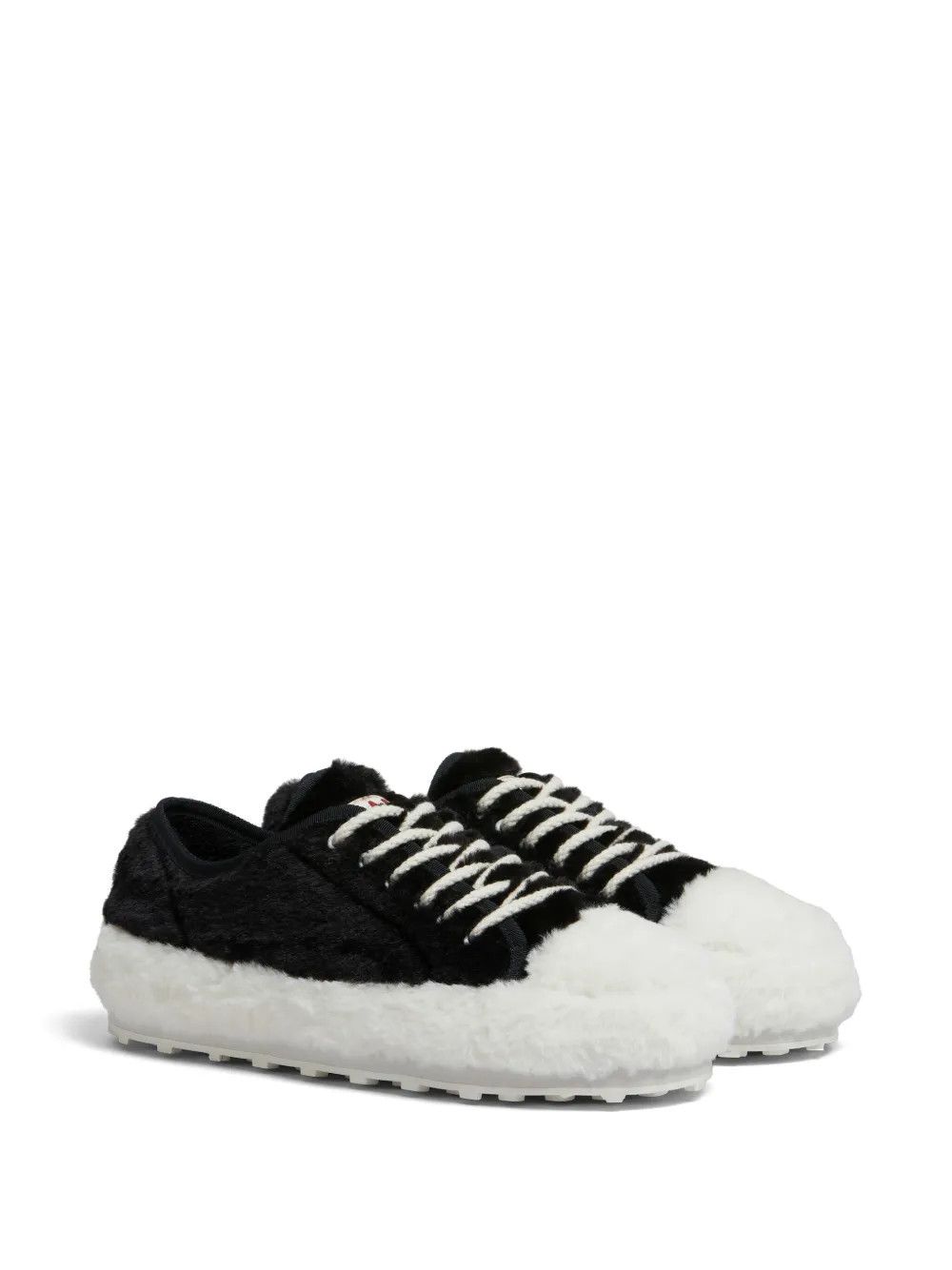 Marni o1w1db11125 Teddy Lace Up Sneakers in Black/White Size US 11 / EU 44 - 1 Thumbnail