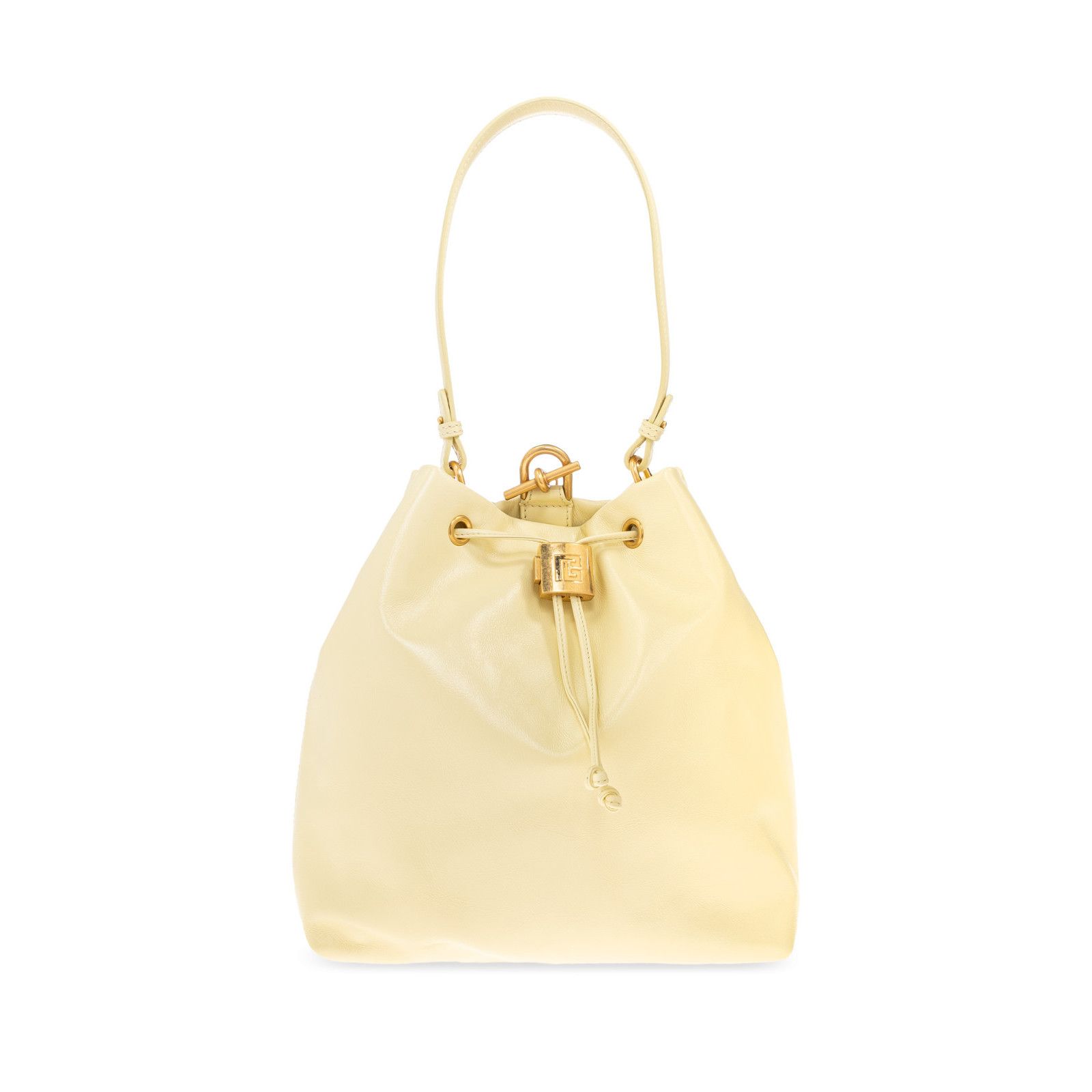 Balmain BALMAIN Pulse $2295 Yellow Leather Backpack New & Authentic Size ONE SIZE - 1 Thumbnail