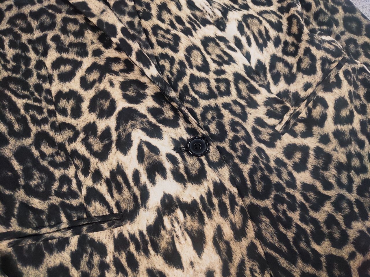 The Kooples The Kooples design Leopard print straight-cut Blazer Jacket Size S / US 4 / IT 40 - 8 Thumbnail