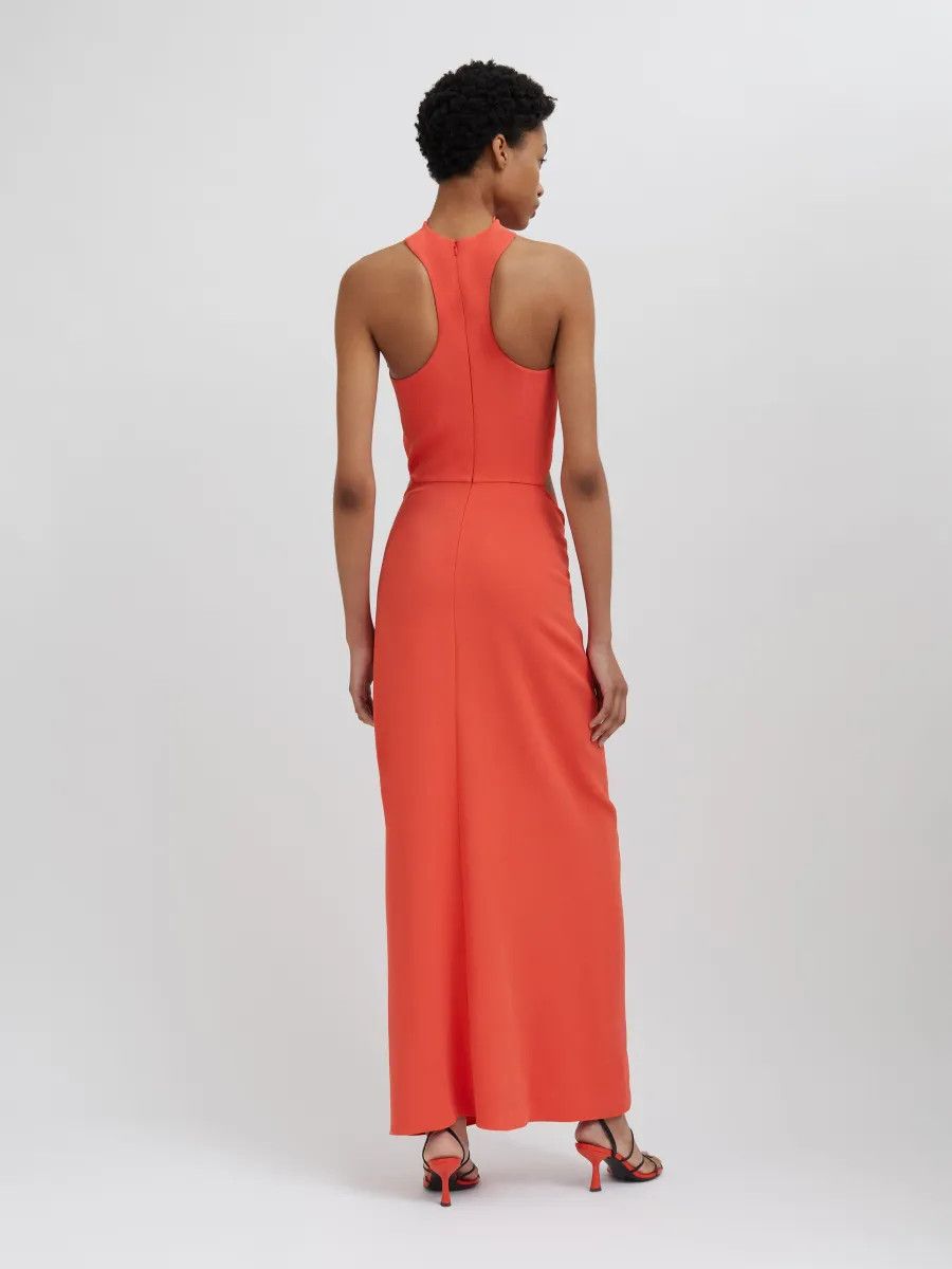 Christopher Esber Reversed Halter Disconnect Ruched Dress Size M / US 6-8 / IT 42-44 - 3 Thumbnail