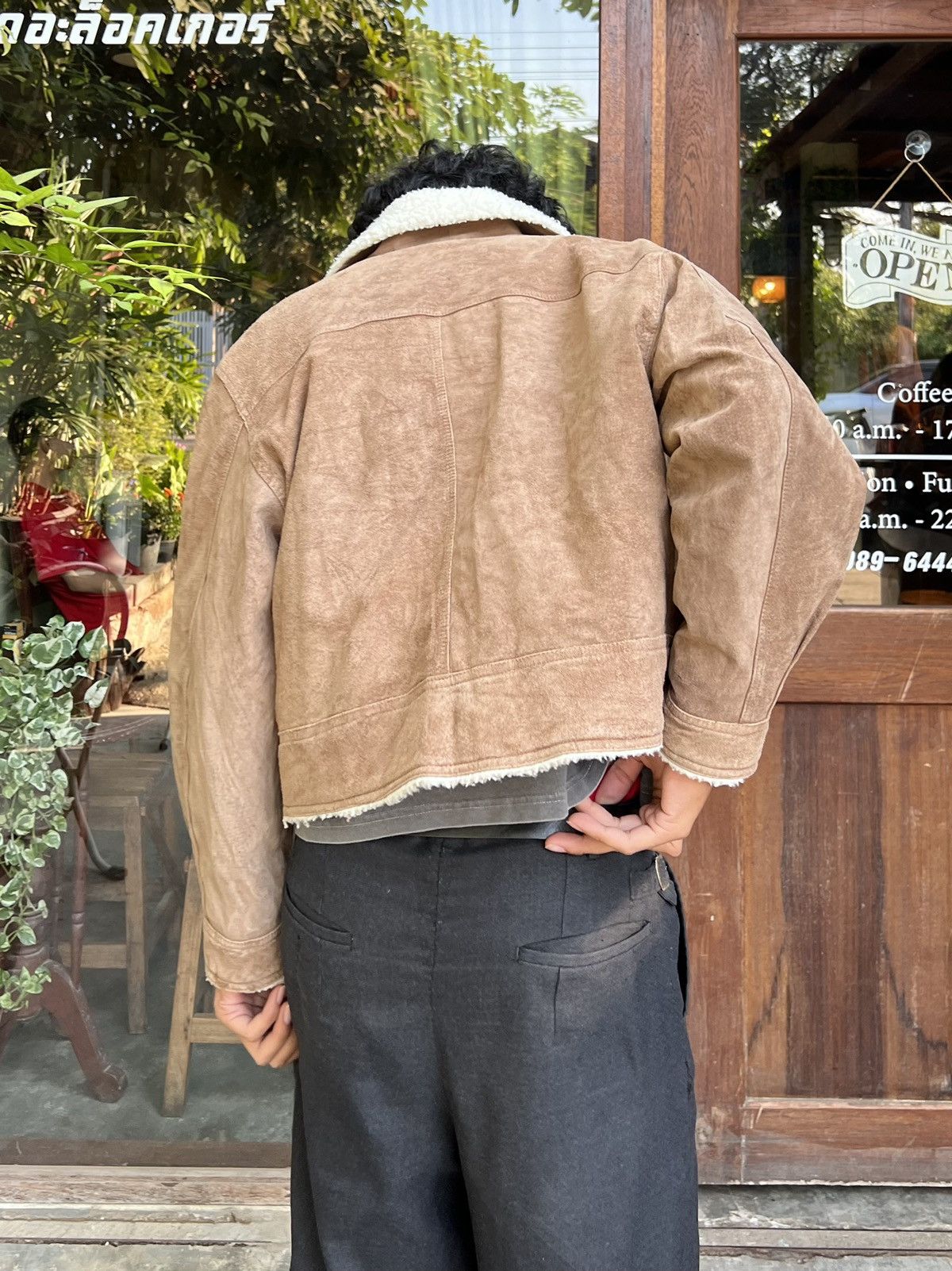 Vintage Repro 50s Vintage Western Fur Leather Jacket Size US S / EU 44-46 / 1 - 10 Thumbnail