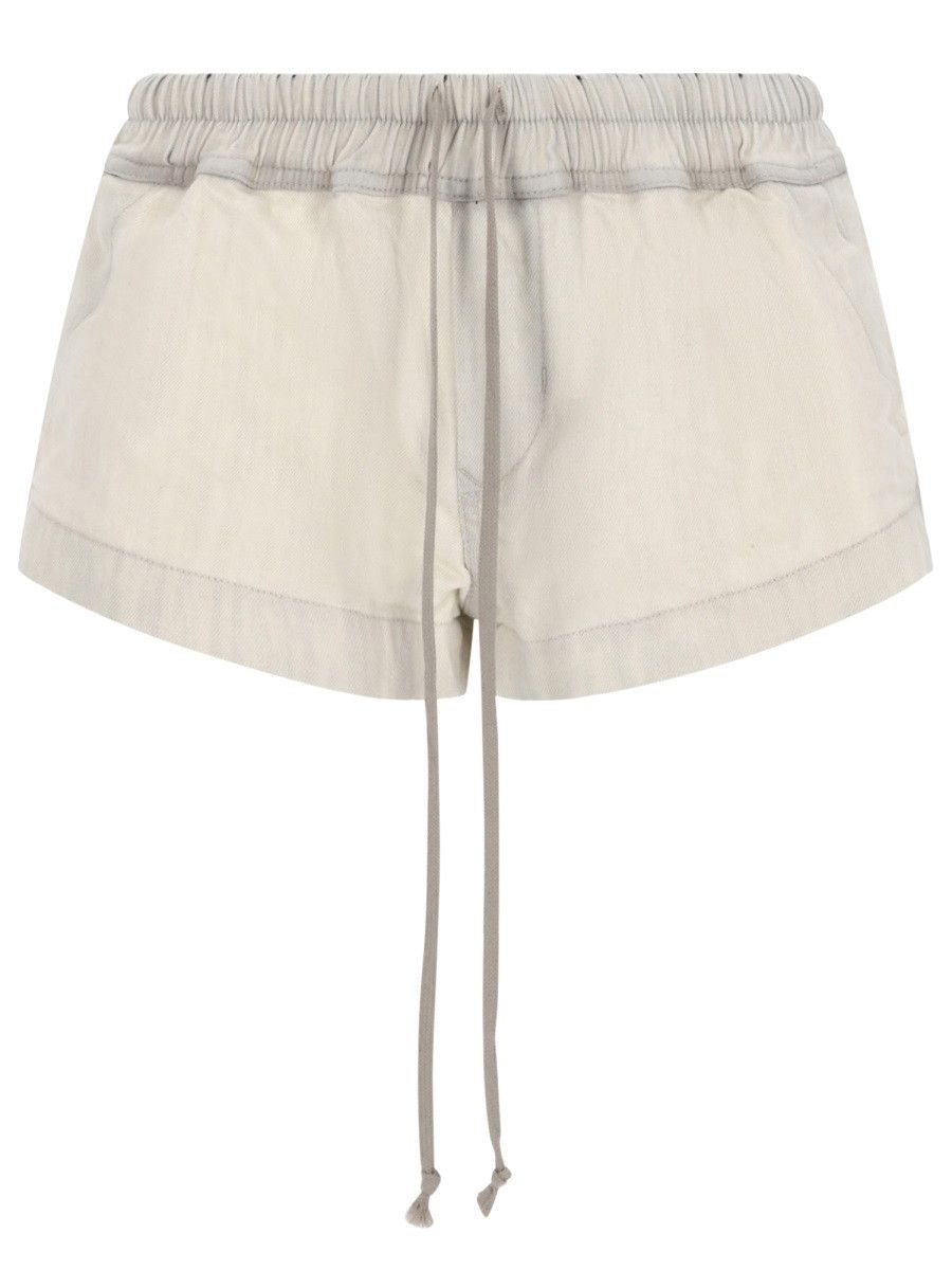 Rick Owens Drkshdw RICK OWENS DRKSHDW DENIM SHORTS - WHITE Size 32" / US 10 / IT 46 - 1 Thumbnail