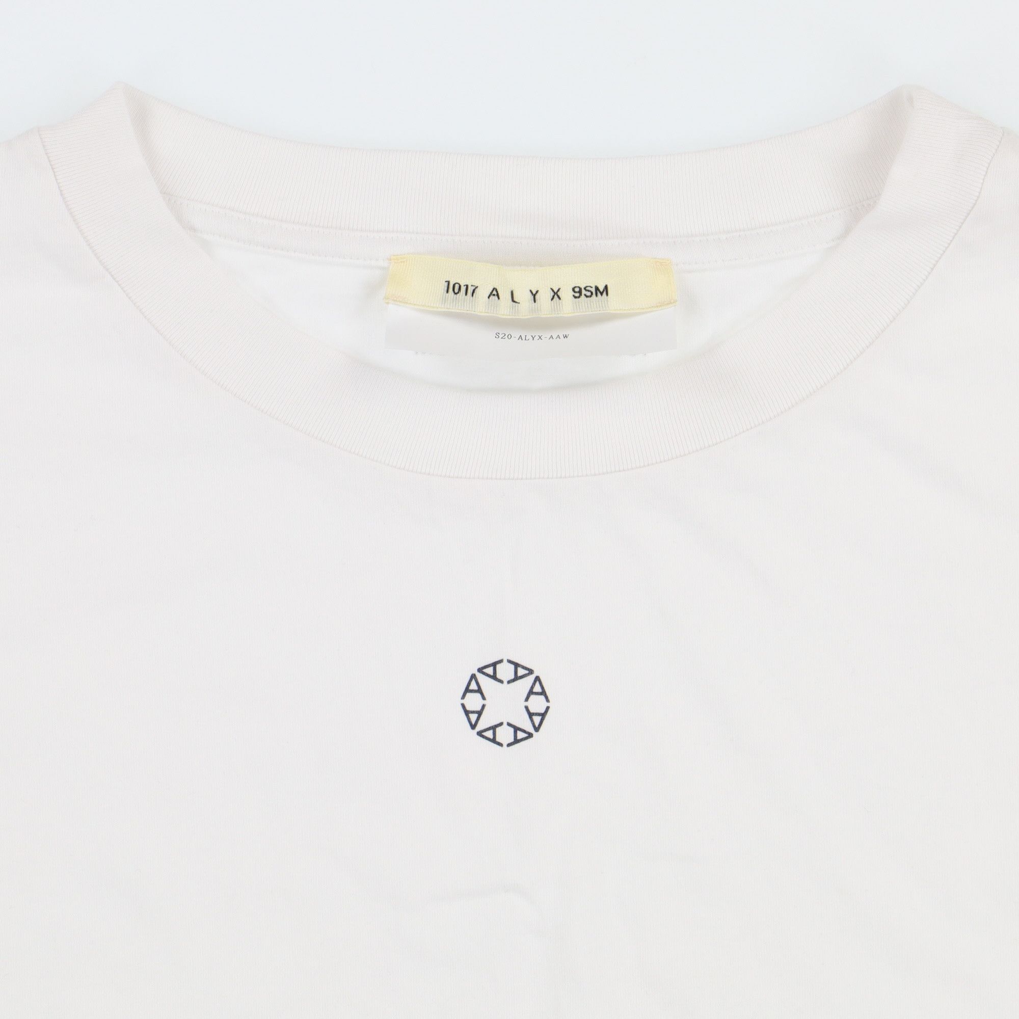 1017 ALYX 9SM White Hook and Eye Printed Logo T-Shirt Size US M / EU 48-50 / 2 - 4 Thumbnail