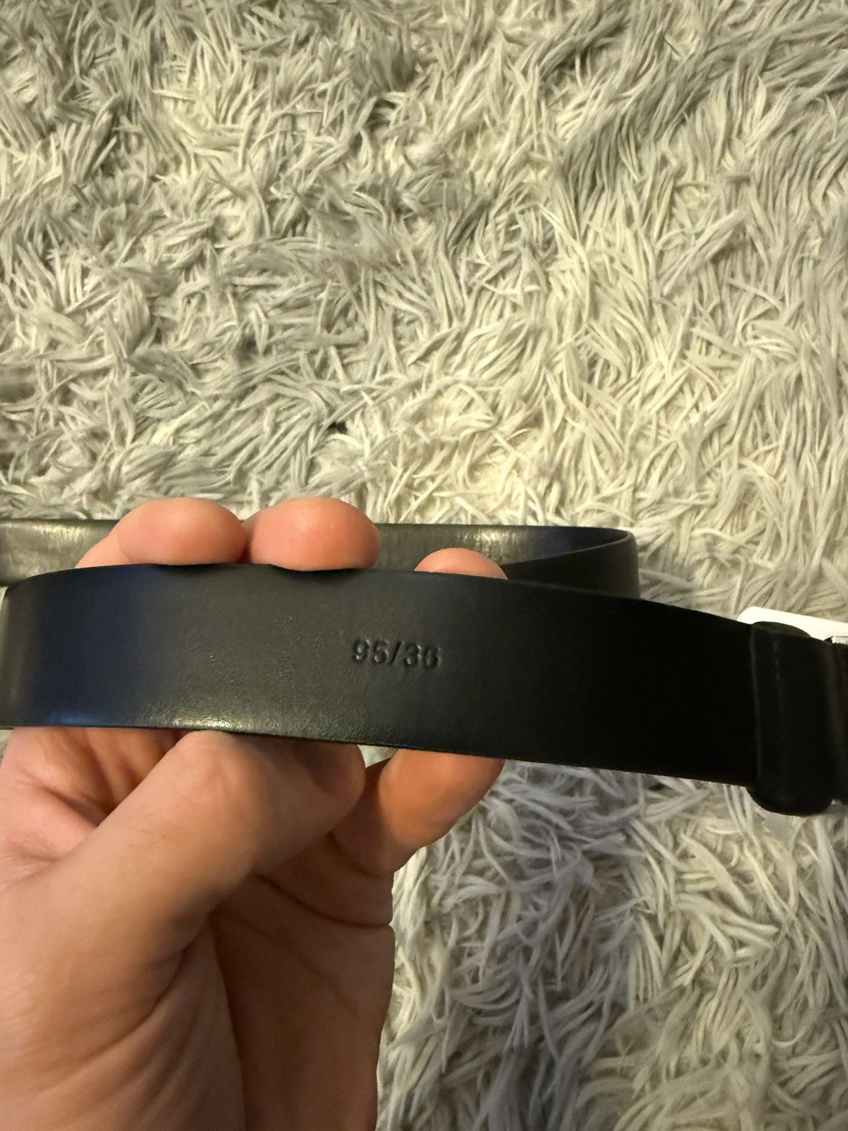 Ermenegildo Zegna leather classic belt Size ONE SIZE - 6 Thumbnail