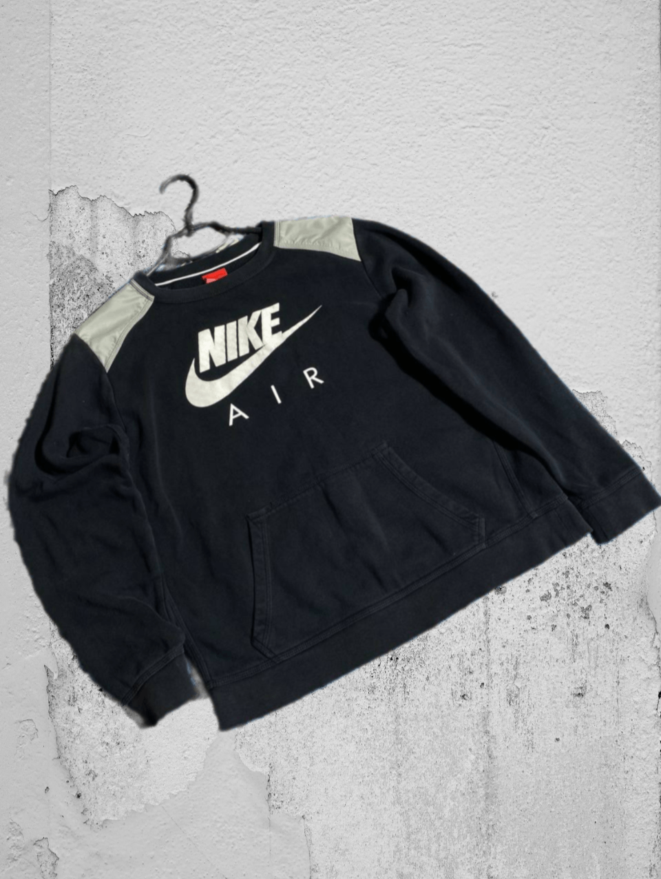 Nike × Vintage Vintage Nike Air Big Logo Boxy Sweatshirt size S Size US S / EU 44-46 / 1 - 1 Thumbnail