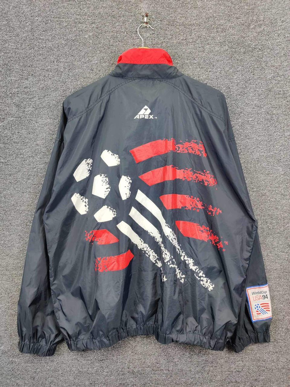 Apex One Vintage Apex One World Cup Usa 1994 Windbreaker Zip Jacket Size US L / EU 52-54 / 3 - 6 Thumbnail