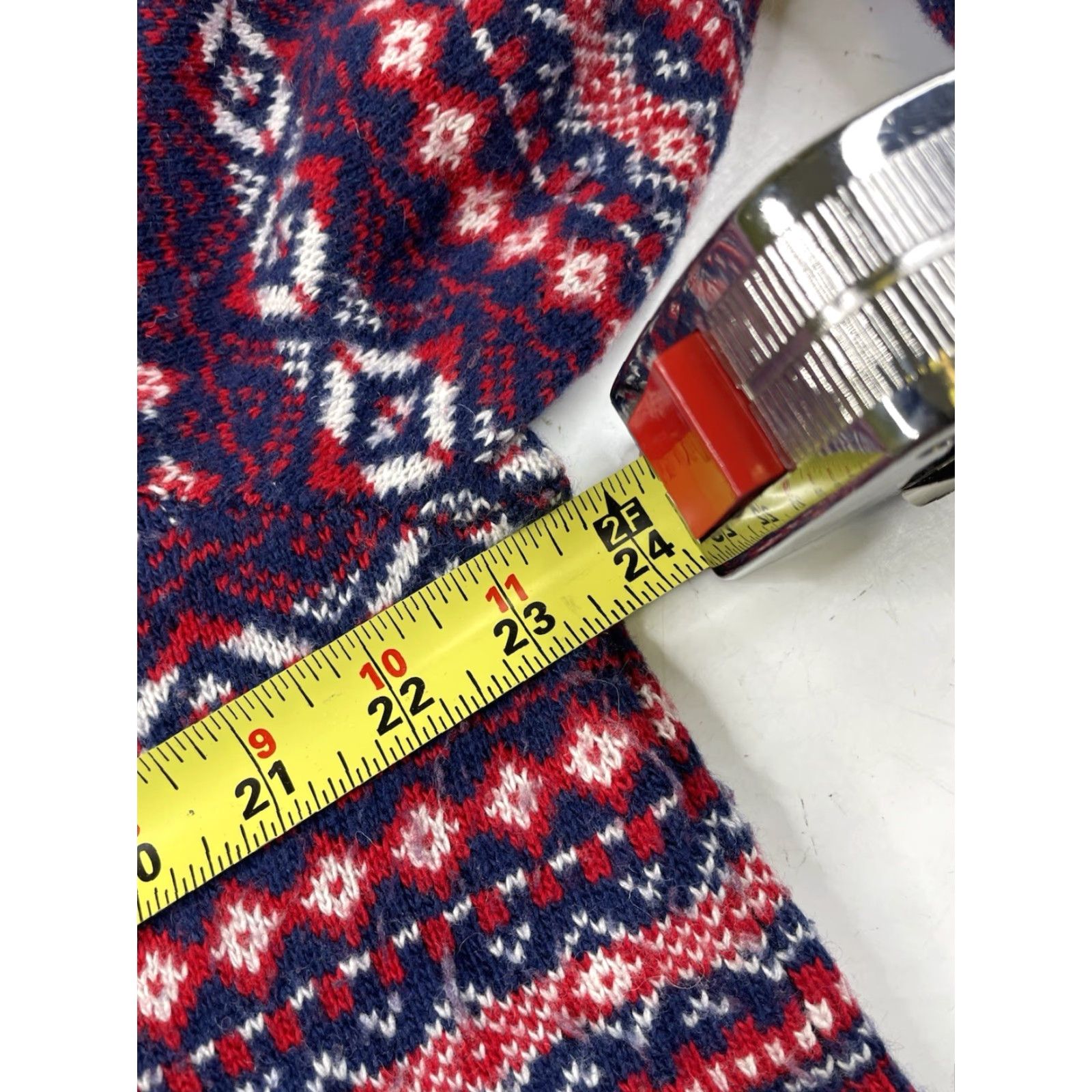 Vineyard Vines Vineyard Vines Crew Neck Sweater Mens Large Wool Fair Isle Multicolor Blue Red White Size US L / EU 52-54 / 3 - 8 Thumbnail