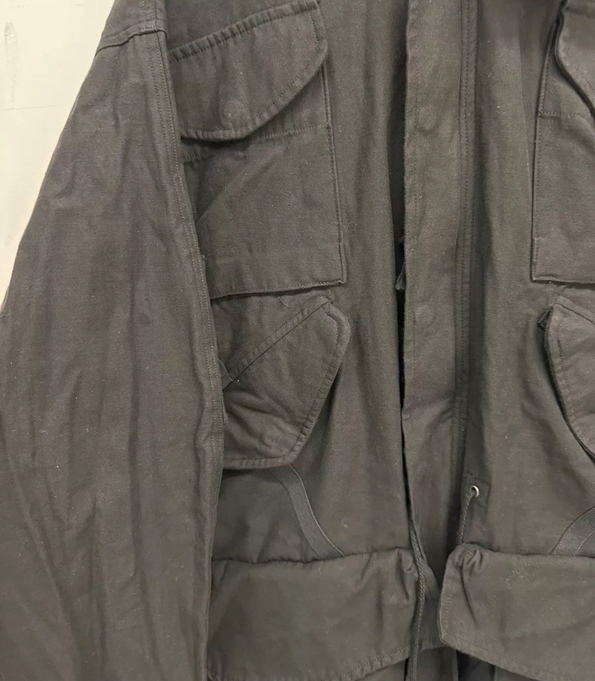 Greg Lauren Greg Lauren Black Long Coat2412-Nextarrow Size US XL / EU 56 / 4 - 3 Thumbnail