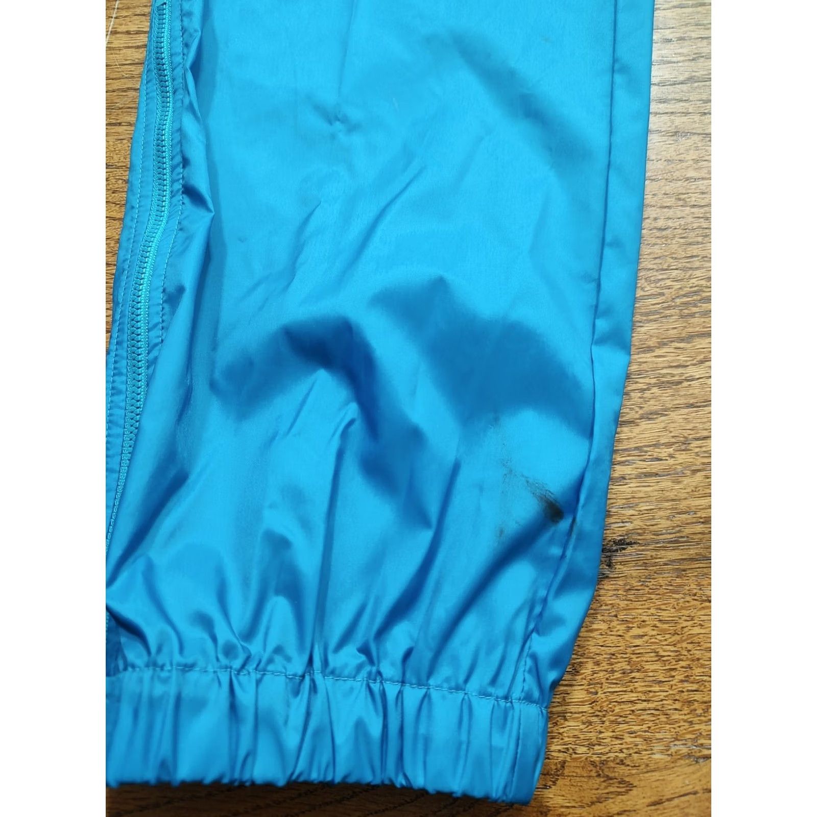 AQUA VINTAGE Columbia Womens Pants Outdoor Hiking Aqua Teal Nylon Wind Snow 90s P... Size 32" / US 10 / IT 46 - 4 Thumbnail