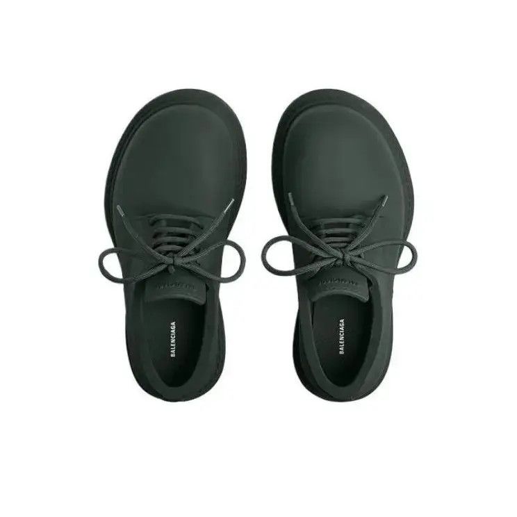 Balenciaga o1tr1nto0825 Steroid Derby Shoes in Dark Green Size US 10.5 / IT 40.5 - 4 Thumbnail