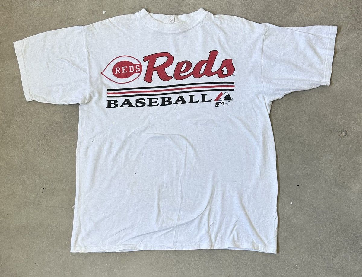 Majestic VINTAGE CINCINNATI REDS MLB BASEBALL TEE Size US L / EU 52-54 / 3 - 1 Thumbnail