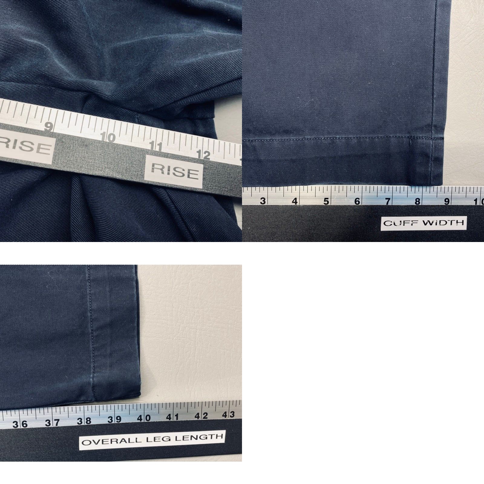Polo Ralph Lauren Polo Ralph Lauren Ethan Pant Men's 33x30 Navy Cotton Pleated Preppy Classic 8381 Size US XS / EU 42 / 0 - 8 Thumbnail