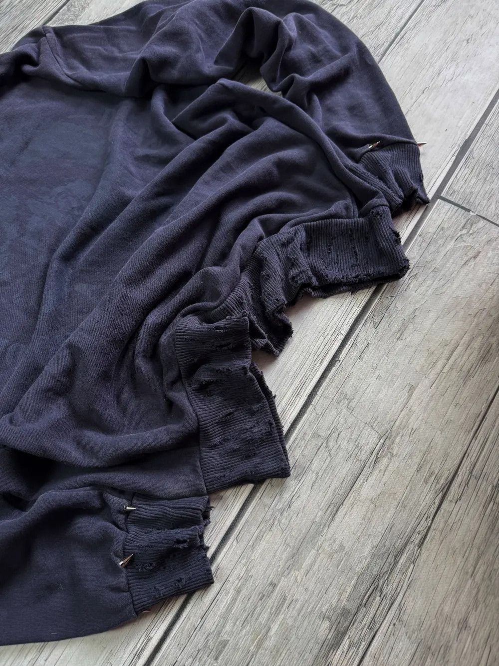 Diesel × Japanese Brand : Vintage Punk Fit Archival Avant Garde Diesel Spikes Hoodie Size US M / EU 48-50 / 2 - 6 Thumbnail