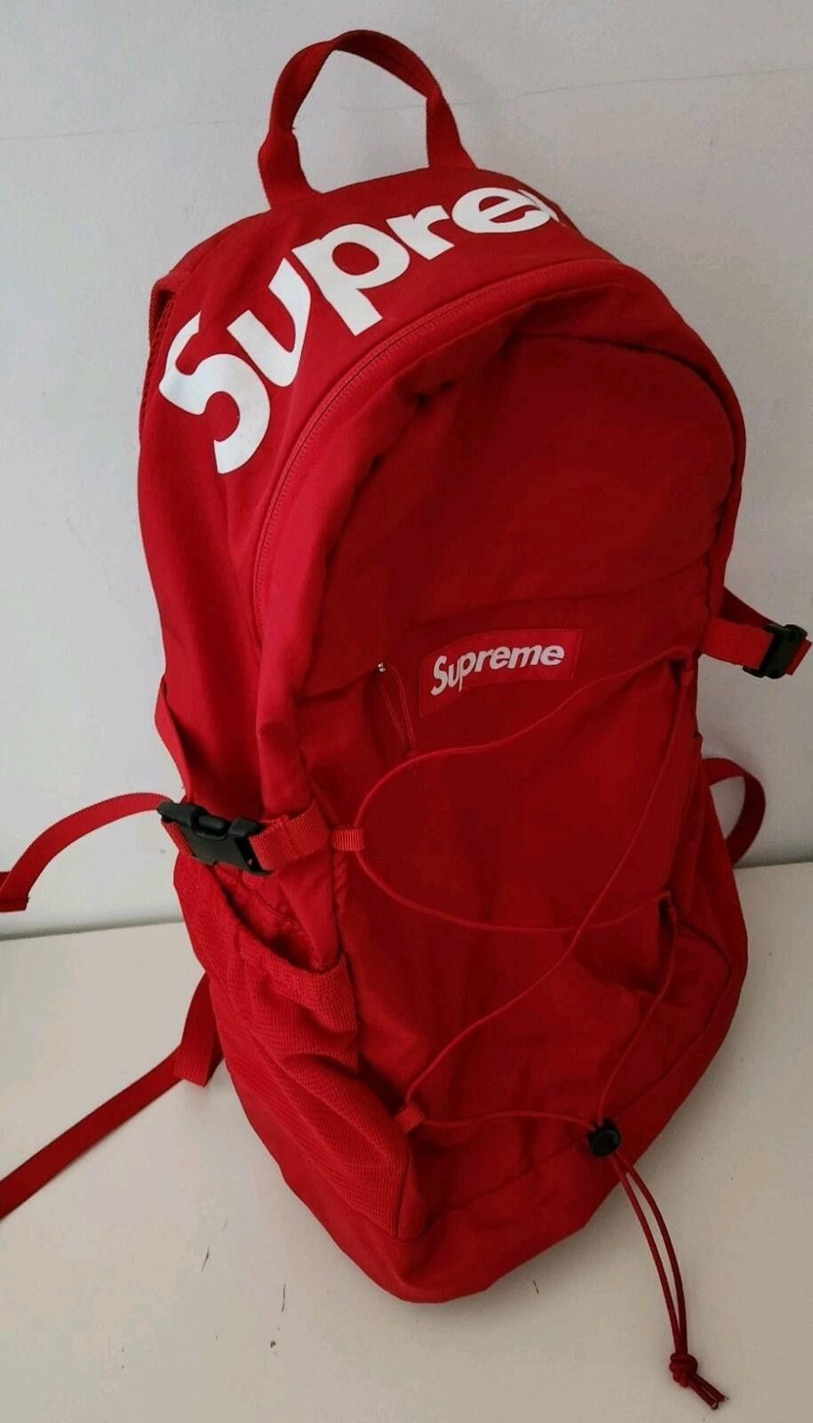 Supreme Supreme Cordura 210 Denier backpack red SS16 | Grailed