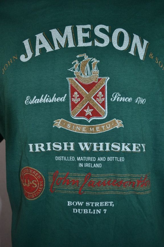 Jameson Irish Whiskey × Vintage Vintage Jameson Irish Whiskey t-shirt tee XL Size US XL / EU 56 / 4 - 4 Thumbnail