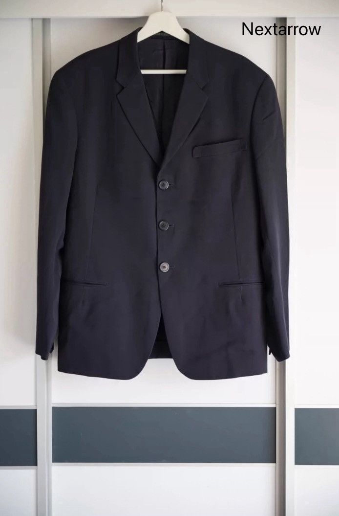 Yohji Yamamoto Yohji Yamamoto 80s Ticket Bag Wool Suit 2412-Nextarrow Size US S / EU 44-46 / 1 - 1 Thumbnail