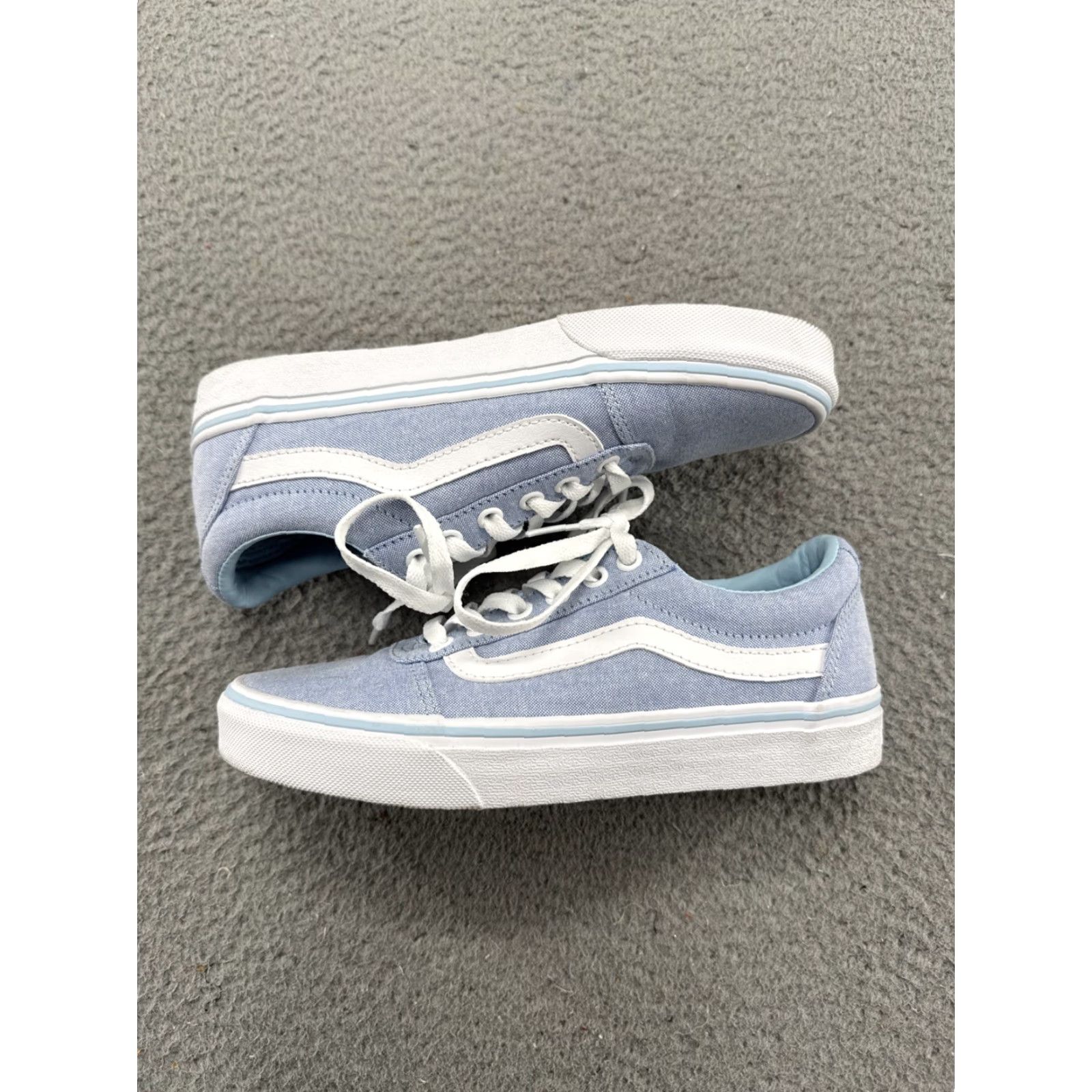 Vans VANS Old Skool Sneaker Woman Blue Low Top 7 EUC Size M / US 6-8 / IT 42-44 - 2 Thumbnail