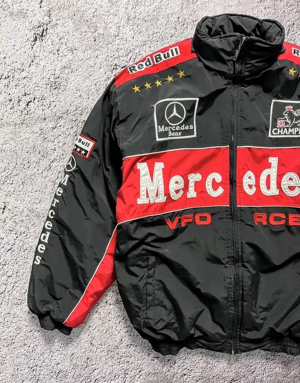 Vintage 💀 MERCEDES 🔥 Formula 1 Unisex Adults Racing Jacket Coat Size US M / EU 48-50 / 2 - 3 Thumbnail