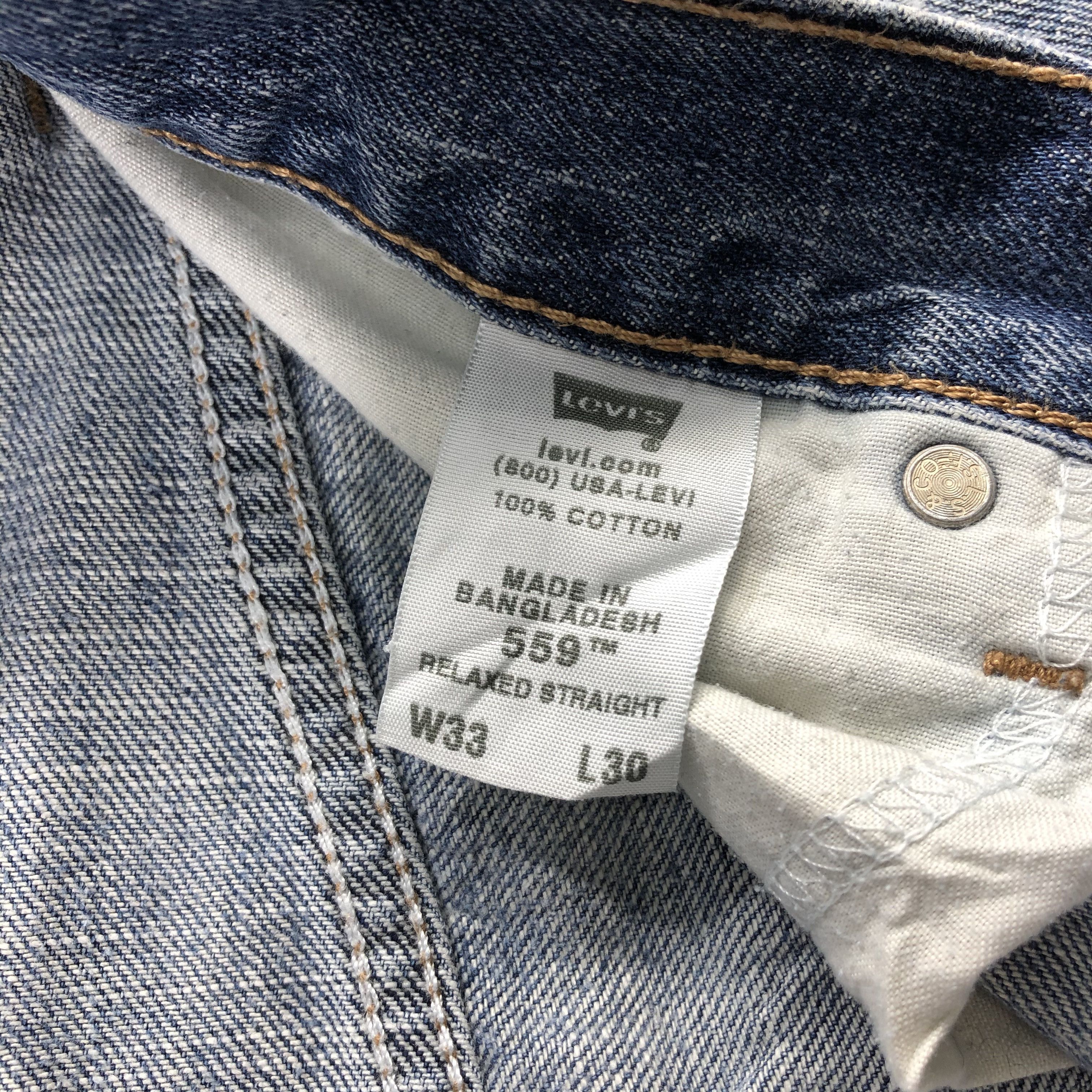Levi's × Vintage Vintage Levis Jeans Lot 559-JM798 Size US 34 / EU 50 - 10 Thumbnail