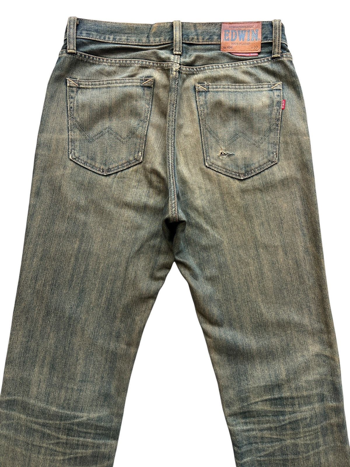 Edwin Vintage Edwin Distressed Mudwash Denim Jeans 33x34 Size US 33 - 5 Thumbnail
