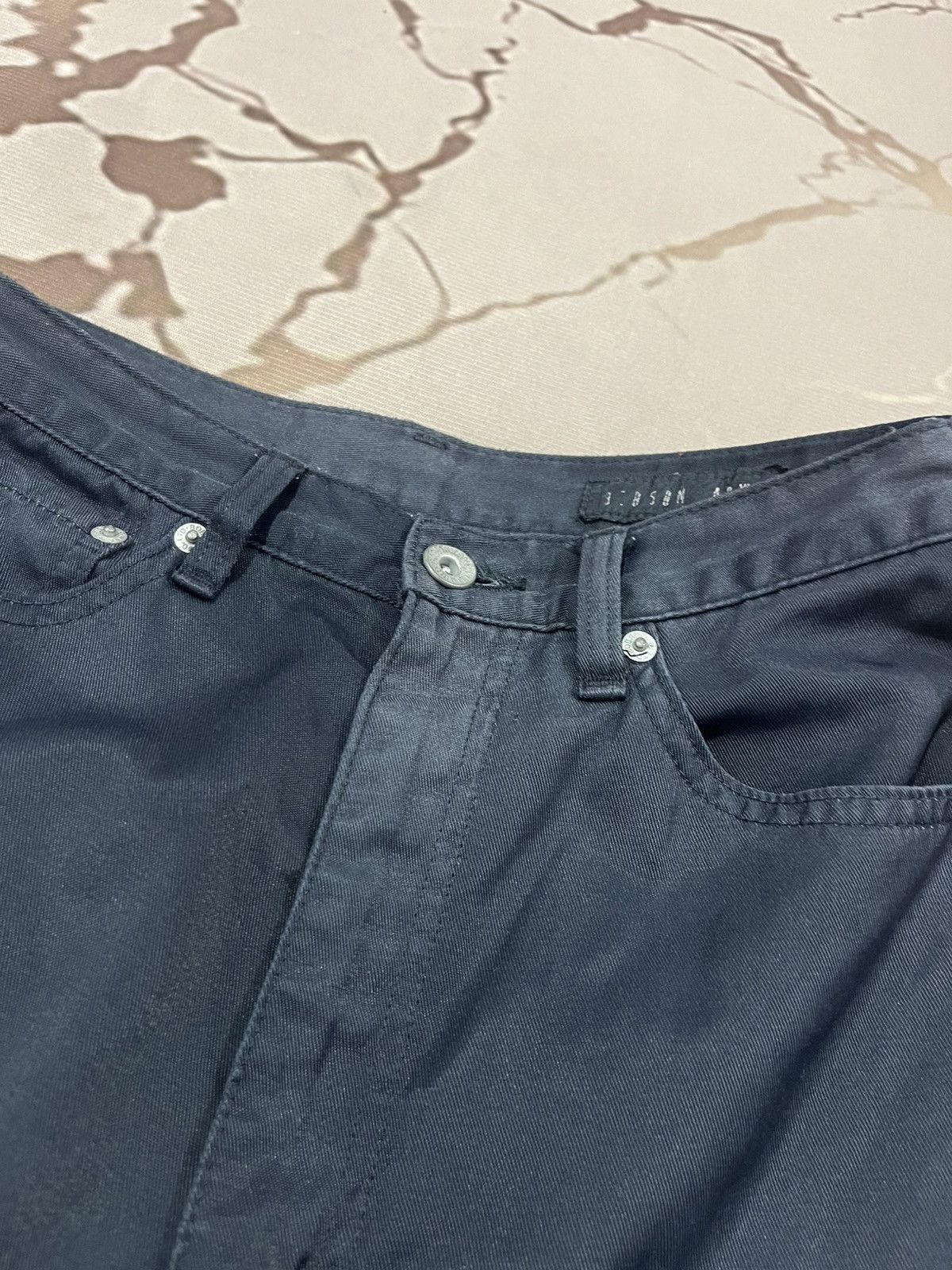 Japanese Brand Bobson Women Nylon Blend Pants Straight Minimal Fit Size 24" / US 00 / IT 34 - 5 Thumbnail
