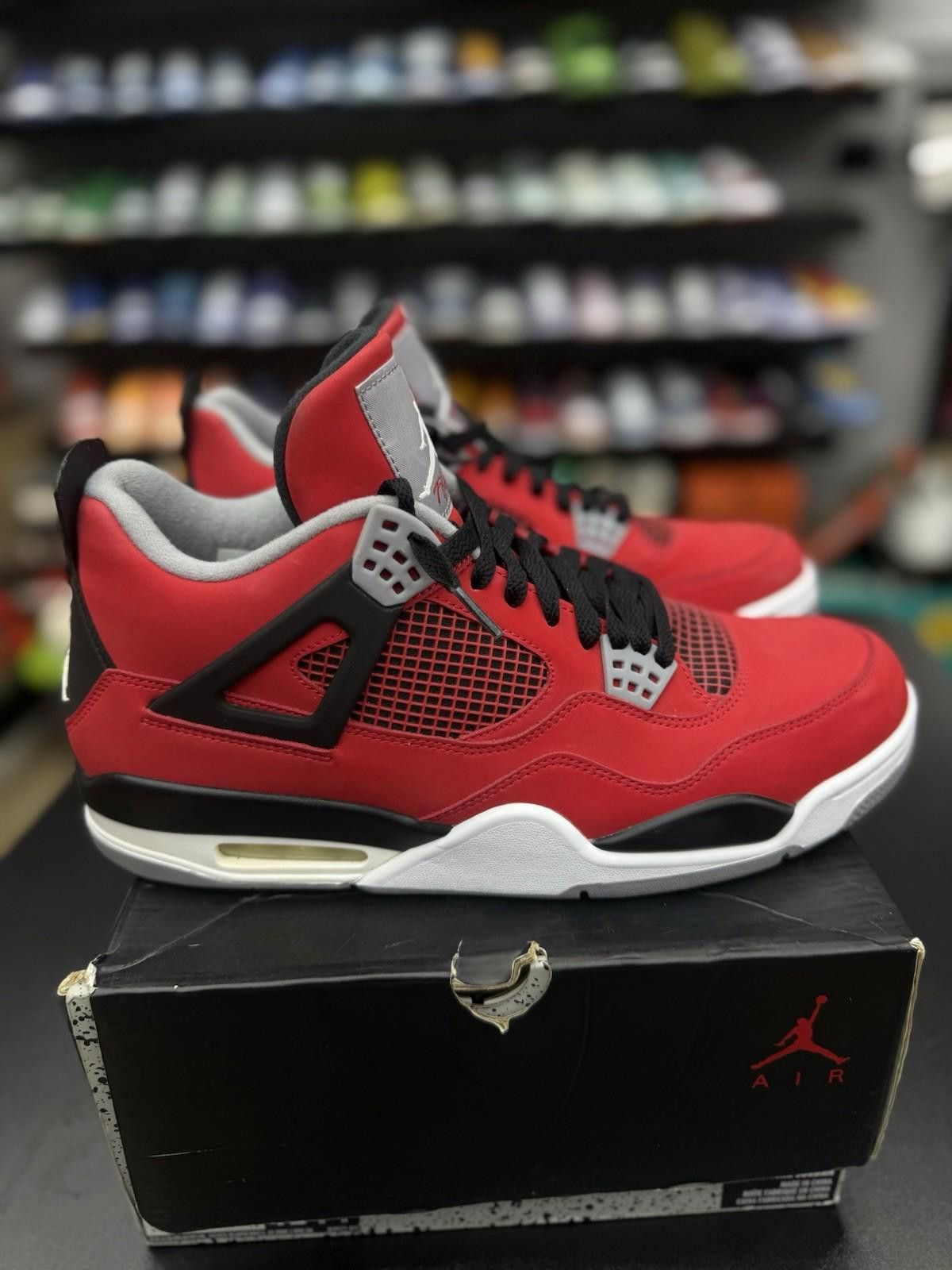 Jordan Brand Nike Air Jordan Retro 4 Toro Bravo (308497-603) Size 12 Men Size US 12 / EU 45 - 1 Thumbnail
