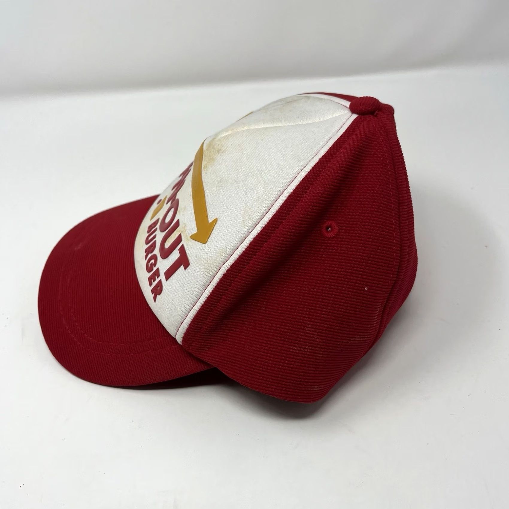 Vintage IN-N-Out Burger Hat Cap Red Uniform Crew Snapback Adjustable 90s Size ONE SIZE - 3 Thumbnail
