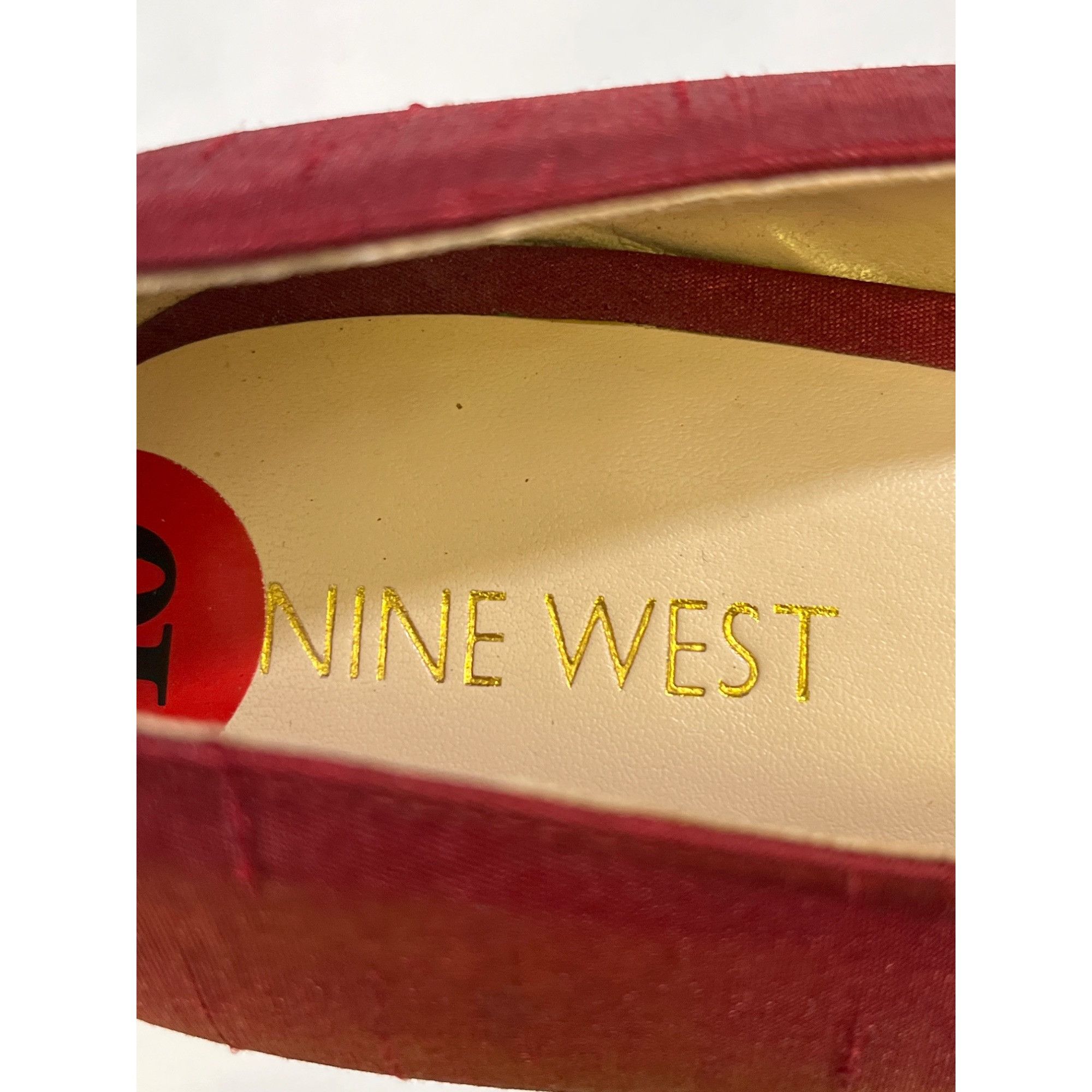 Nine West Nine West Elsmore Women's Red Shoes/Heels Size 10M SKU 5768 Size US 10 / IT 40 - 6 Thumbnail