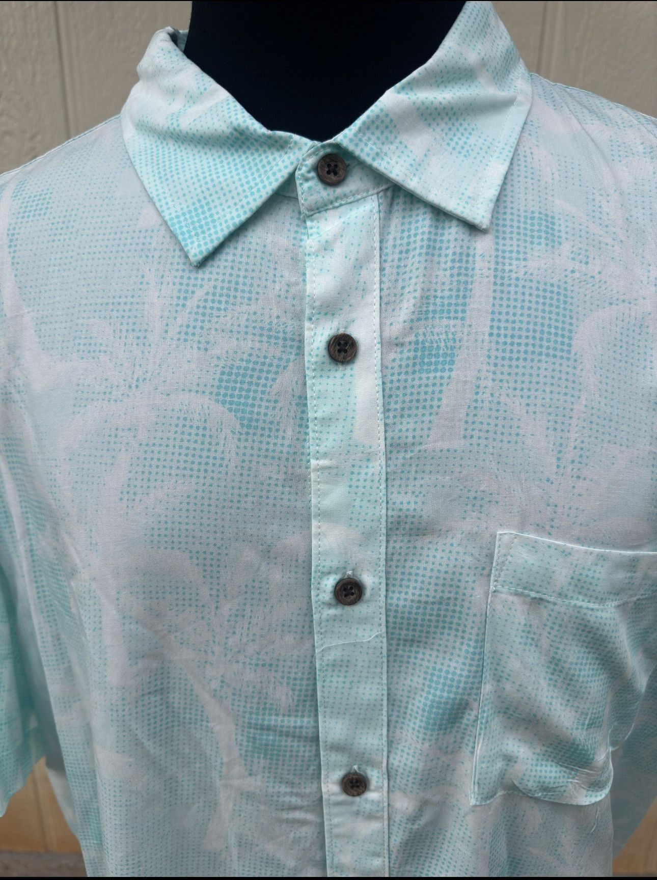 Other New Margaritaville Hawaiian Shirt XL White/Green Size US XL / EU 56 / 4 - 3 Thumbnail