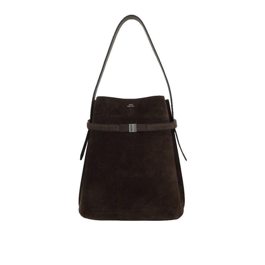 Toteme TOTEME Belted Bucket Suede Brown Bag New & Authentic Size ONE SIZE - 1 Thumbnail