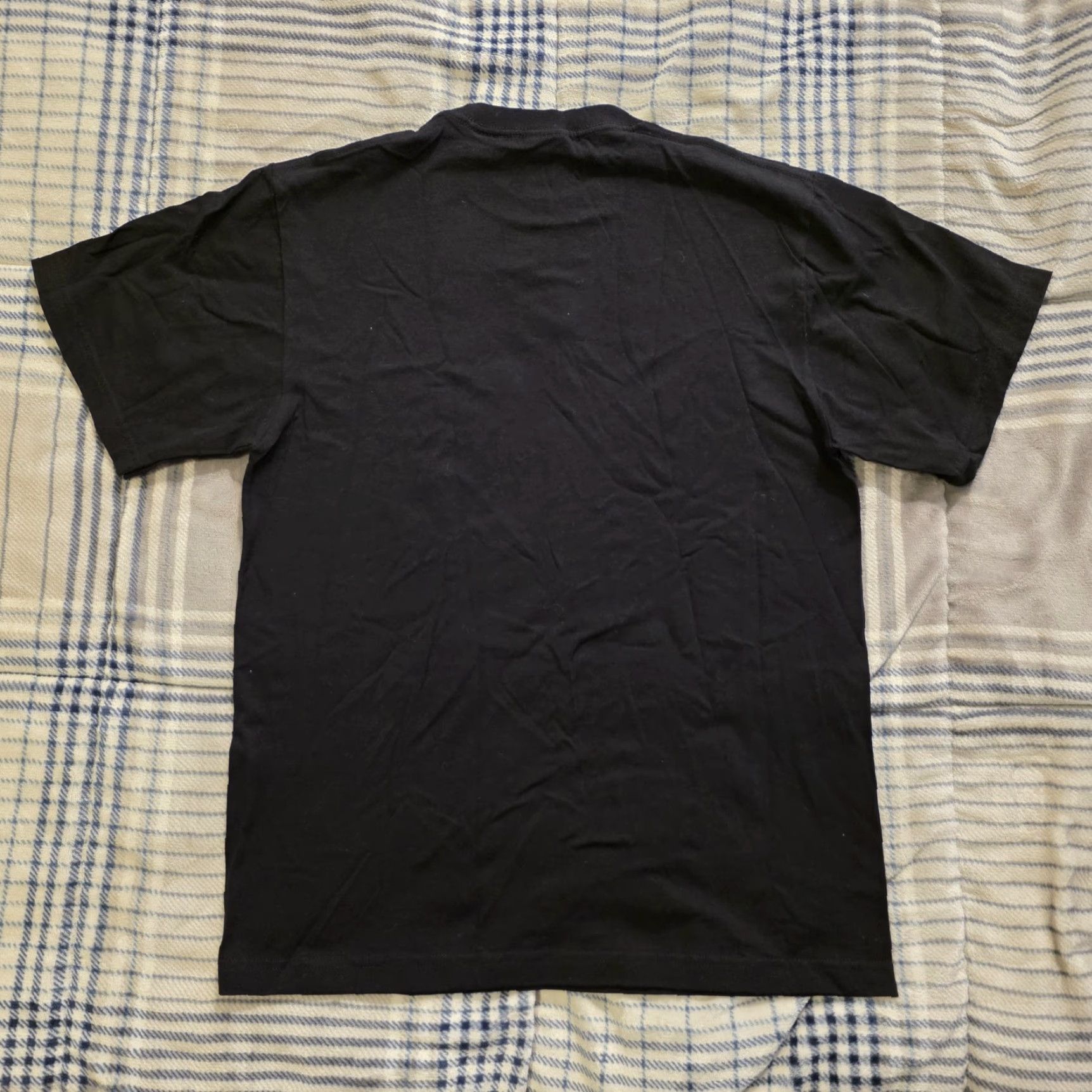 Vintage VINTAGE Greensource Grim Reaper Flames Graphic T-shirt Black Mens Large Deadstock Size US L / EU 52-54 / 3 - 3 Thumbnail