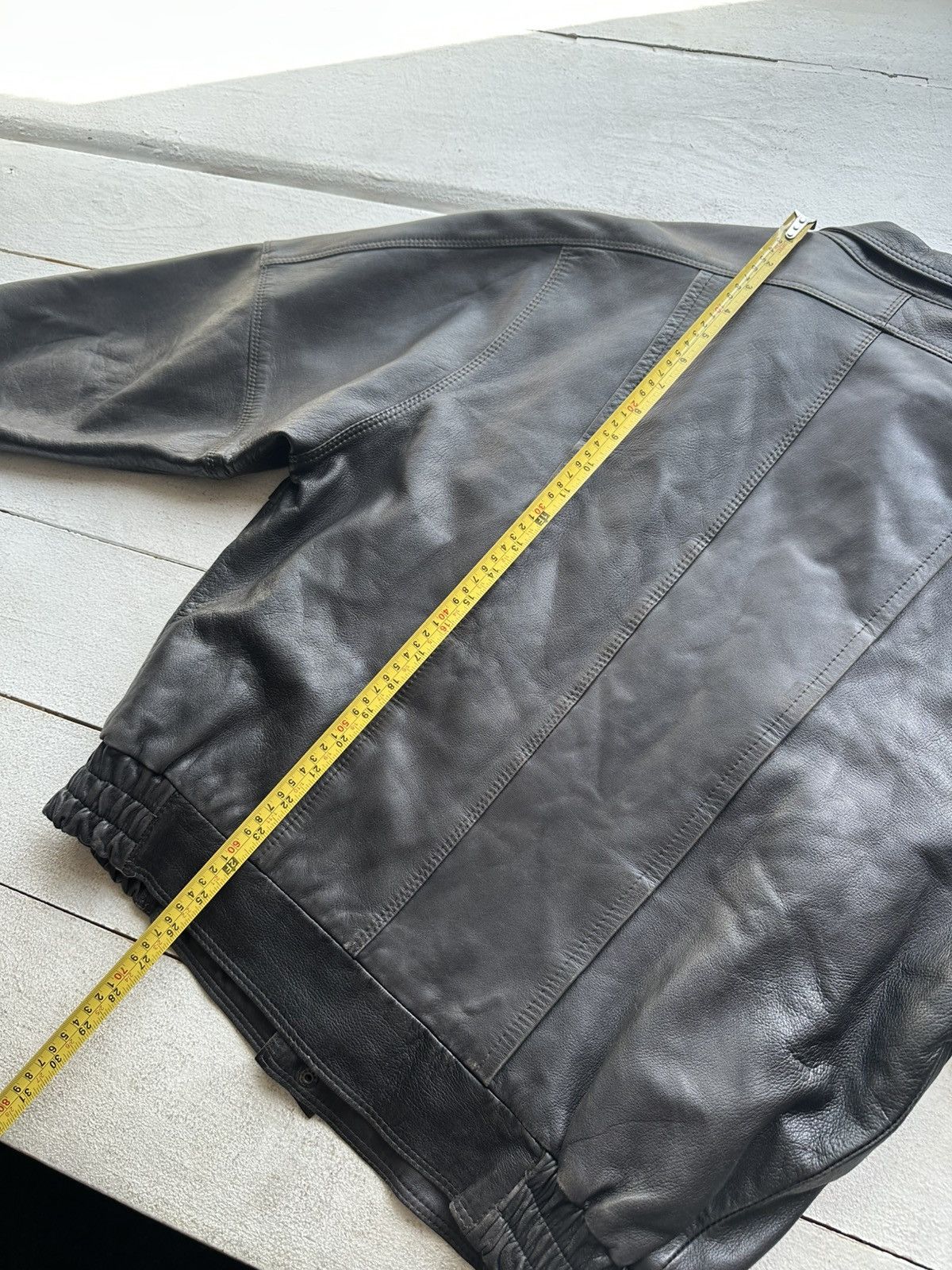 Other 🚨VNTG LEATHER JACKET AVANT GARDE ASYMMETRICAL BROWN MOTO Size US L / EU 52-54 / 3 - 10 Thumbnail