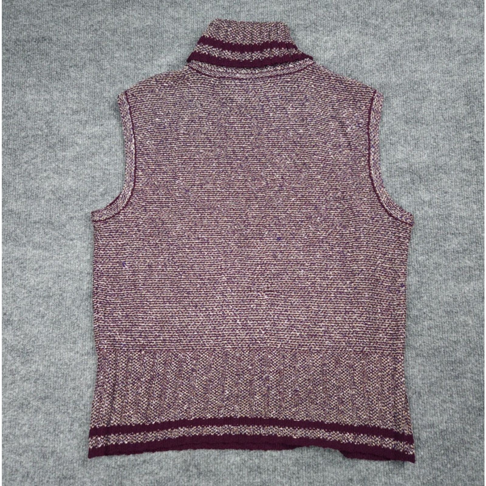 St. John VINTAGE St. John Sport Sweater Vest Women's M Red Wool Angora Embroidered Logo Knit Turtleneck Sleeveless 90s Womens Size M / US 6-8 / IT 42-44 - 2 Thumbnail