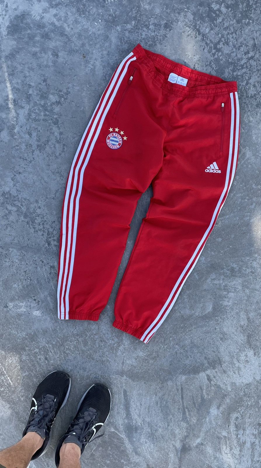 Adidas Adidas Y2K FC BAYERN MUNCHEN Track Pants Drill Blokecore Sk8 Size US 32 / EU 48 - 1 Thumbnail